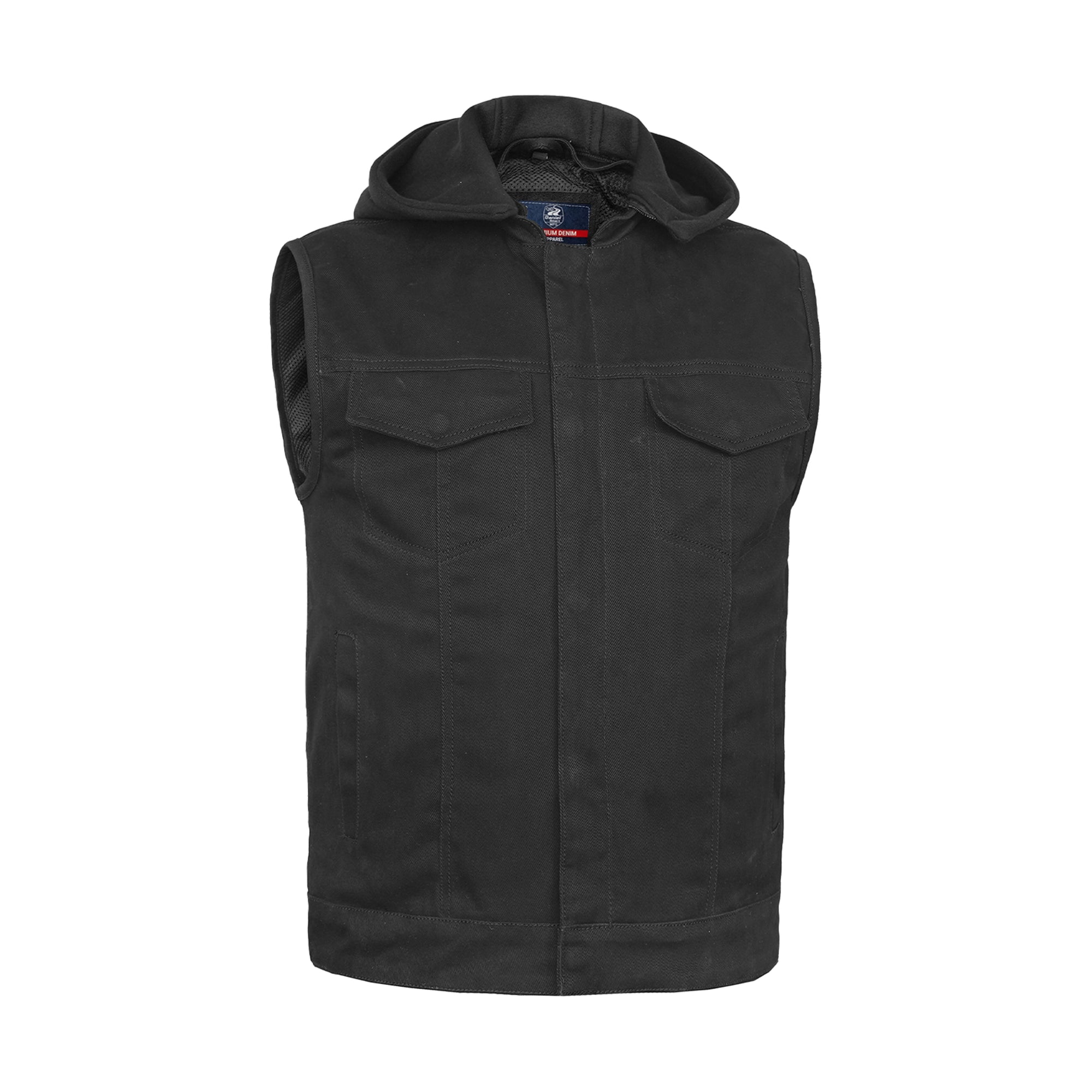 Diesel Men's Denim Motorcycle Vest