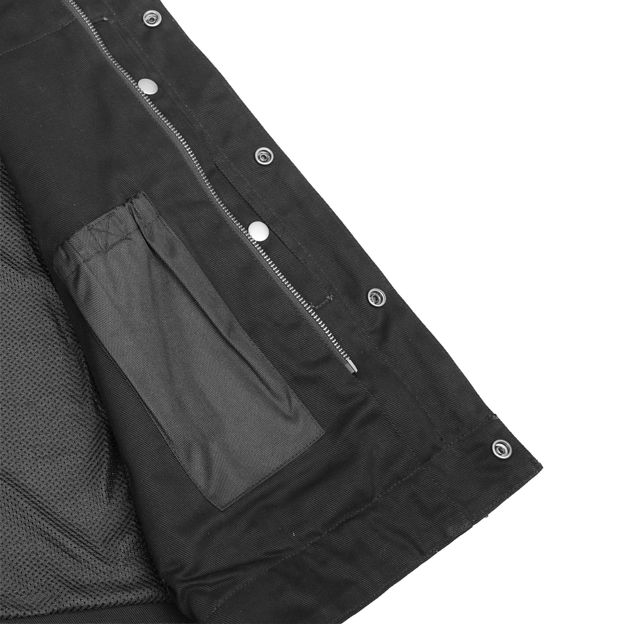 Diesel Men's Denim Motorcycle Vest