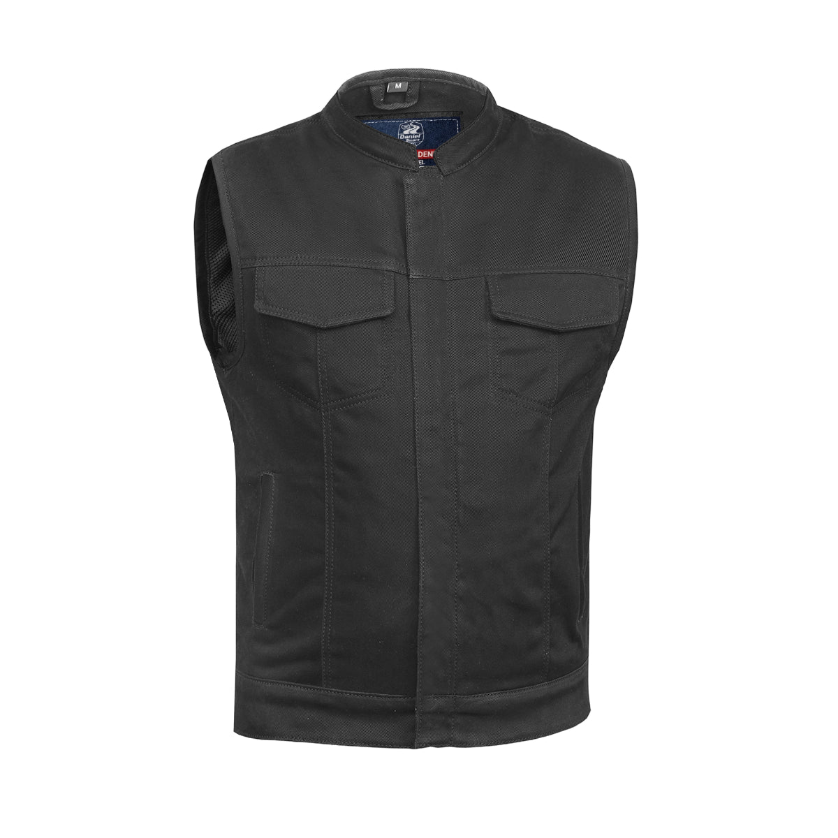 Axel Men's Denim Motorcycle Vest