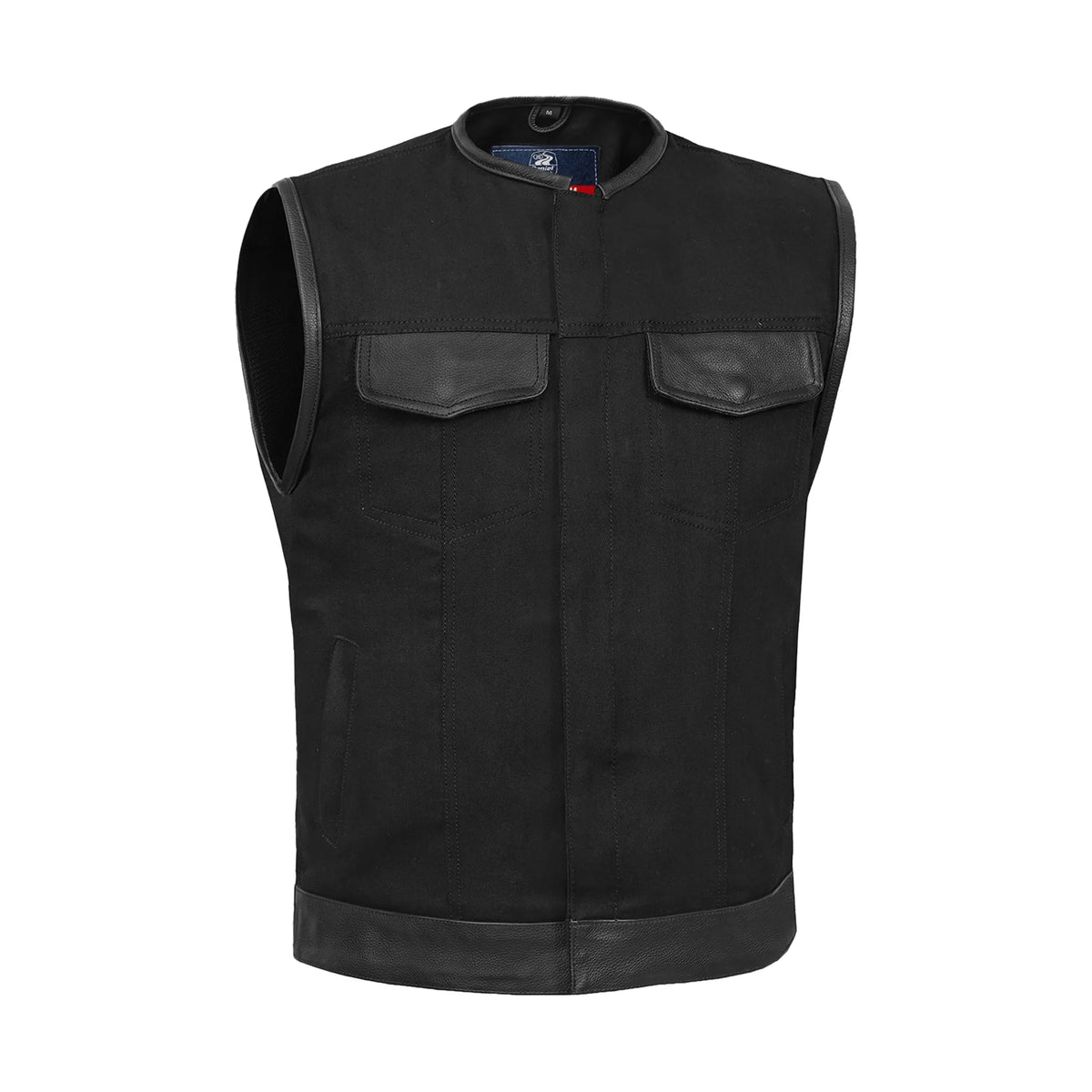 Nitropack Men's Denim Motorcycle Vest