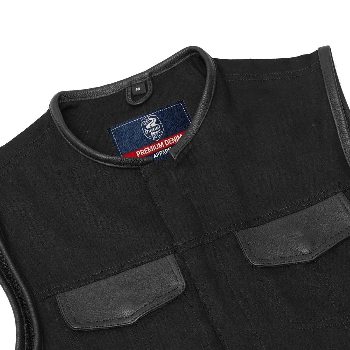 Nitropack Men's Denim Motorcycle Vest