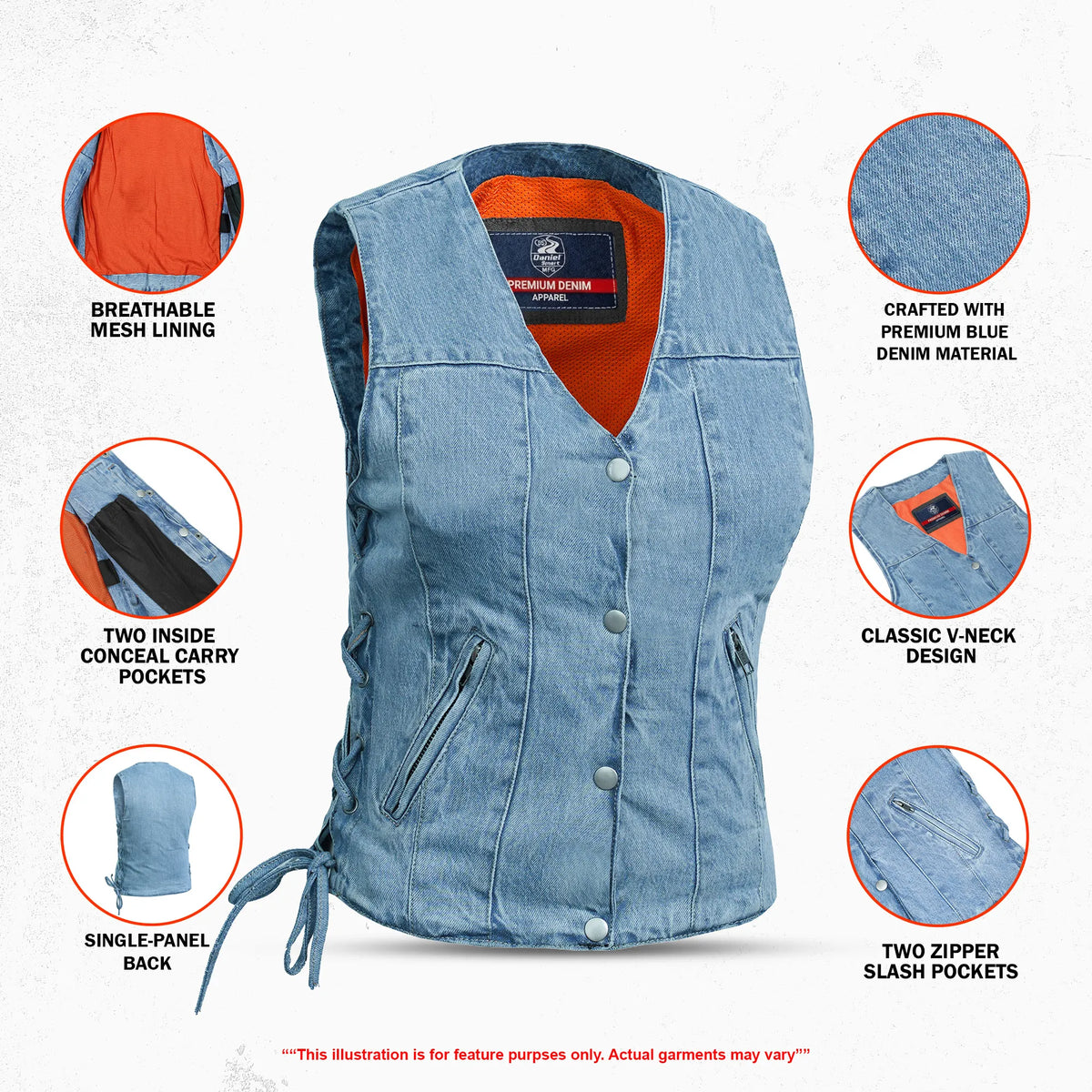 Pageant™ Women's Denim Vest
