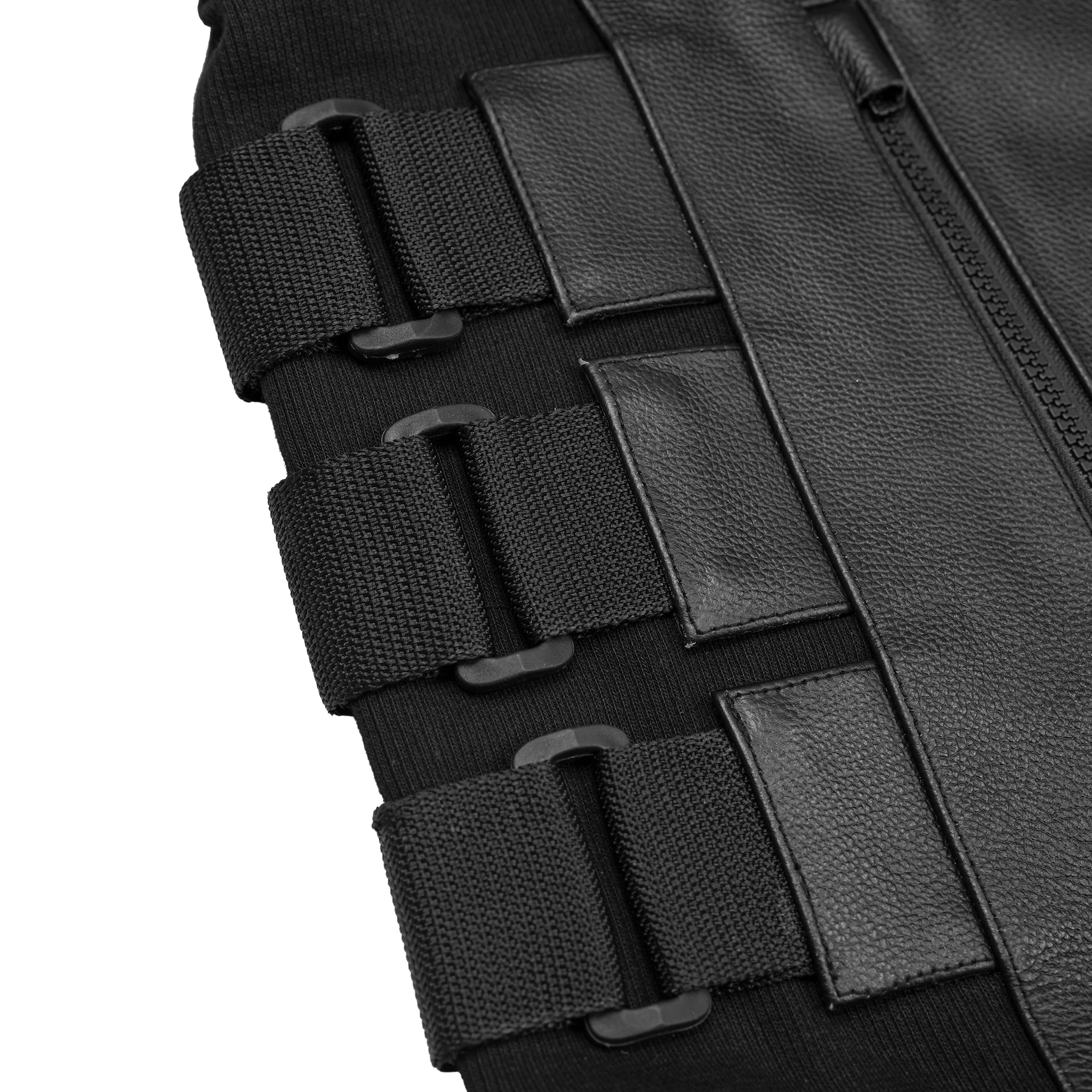 Phantom Men's Motorcycle Leather Vest