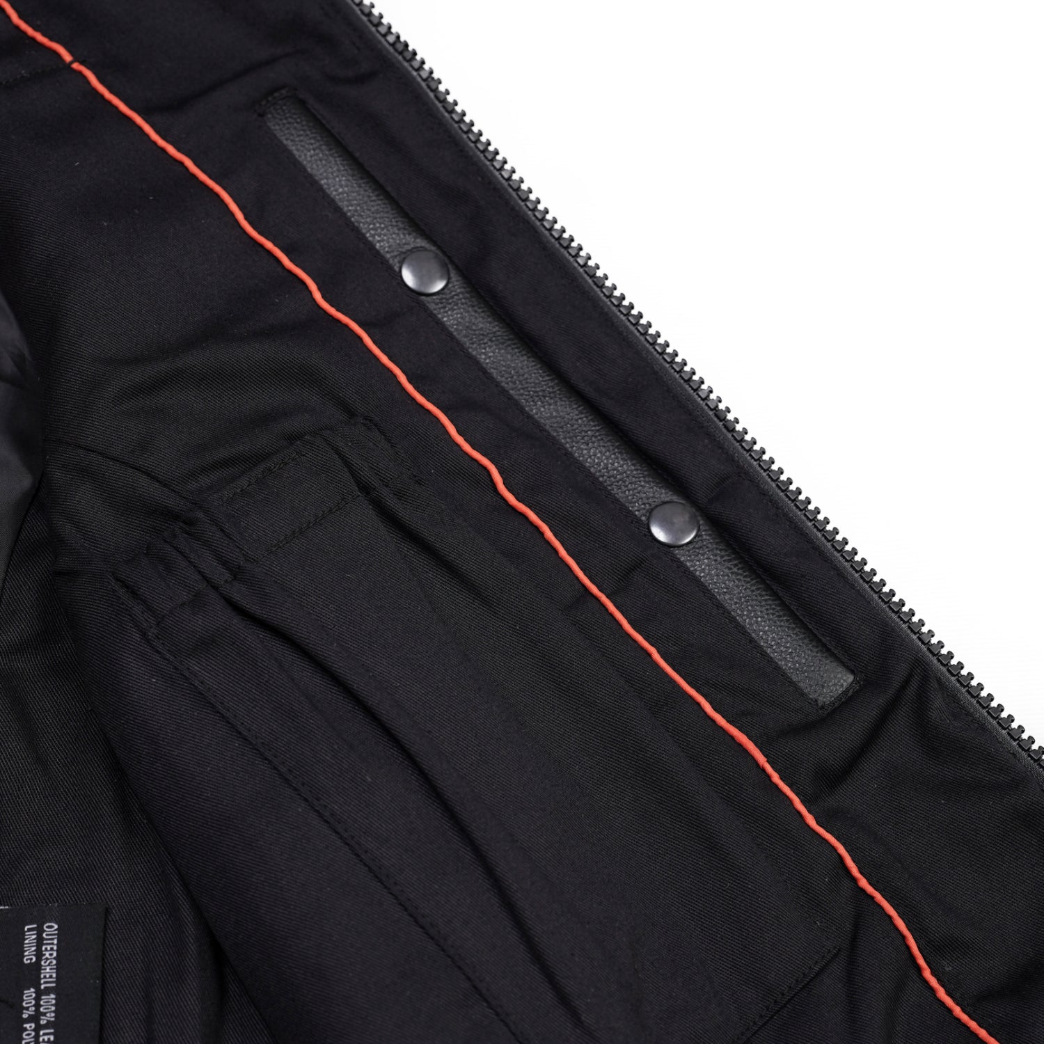 Phantom Men's Motorcycle Leather Vest