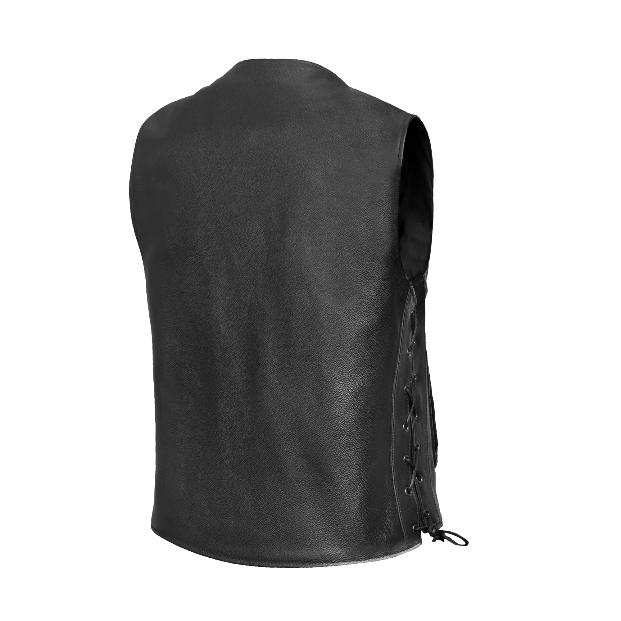 Stashon Men's Motorcycle Leather Vest