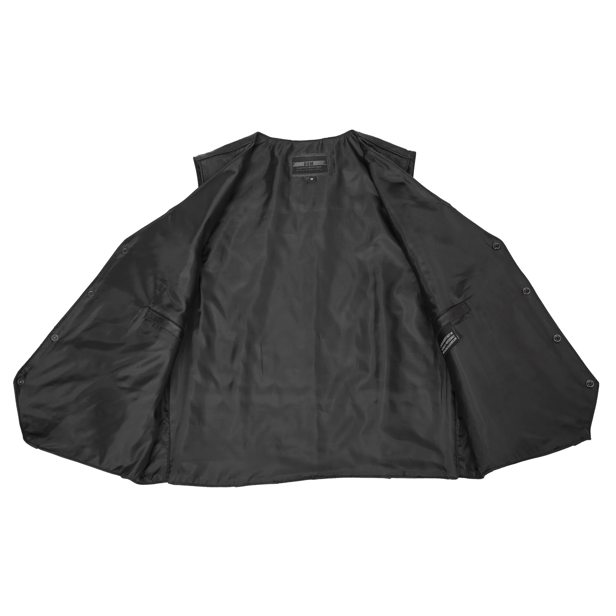 Billie - Men's Leather Motorcycle Vest