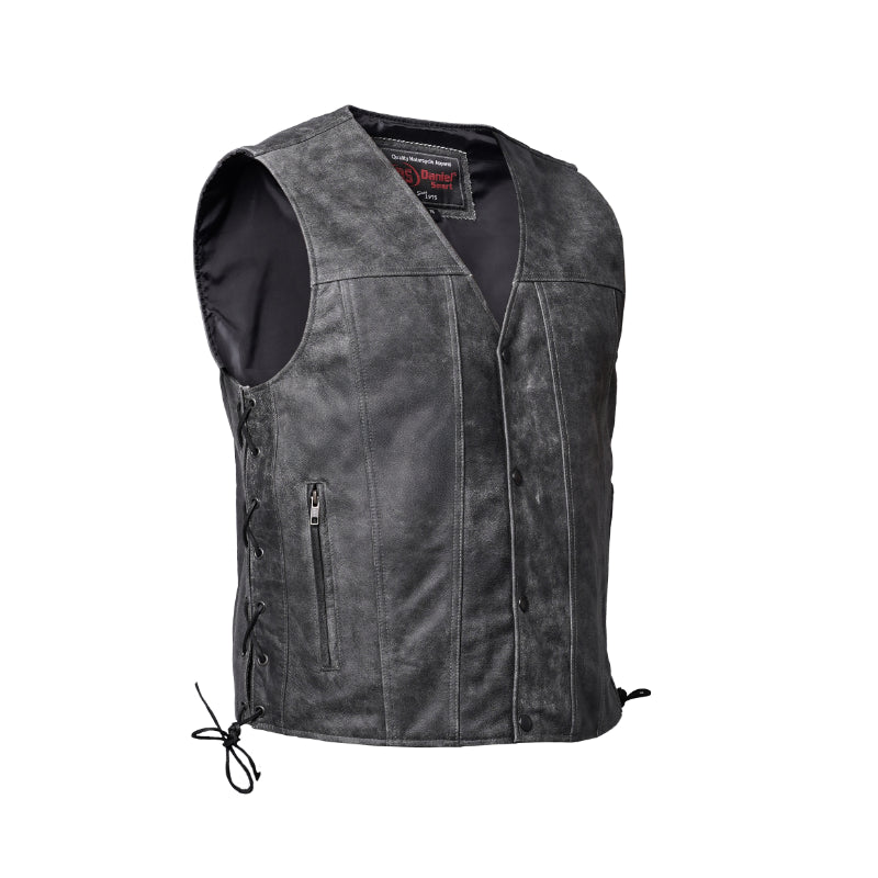 Ashra - Men's Motorcycle Leather Vest