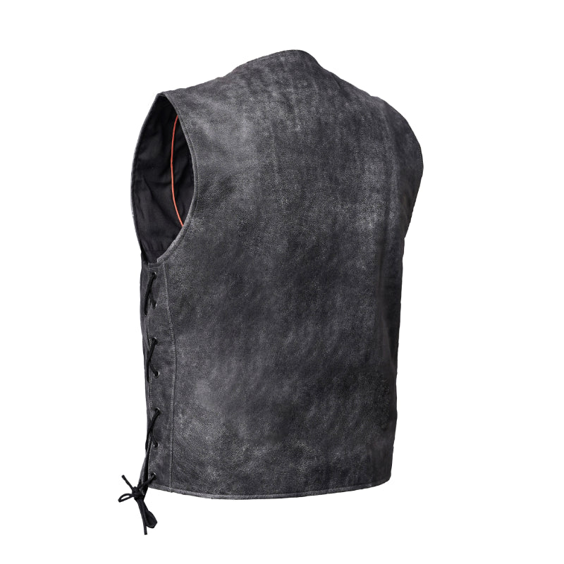Ashra - Men's Motorcycle Leather Vest