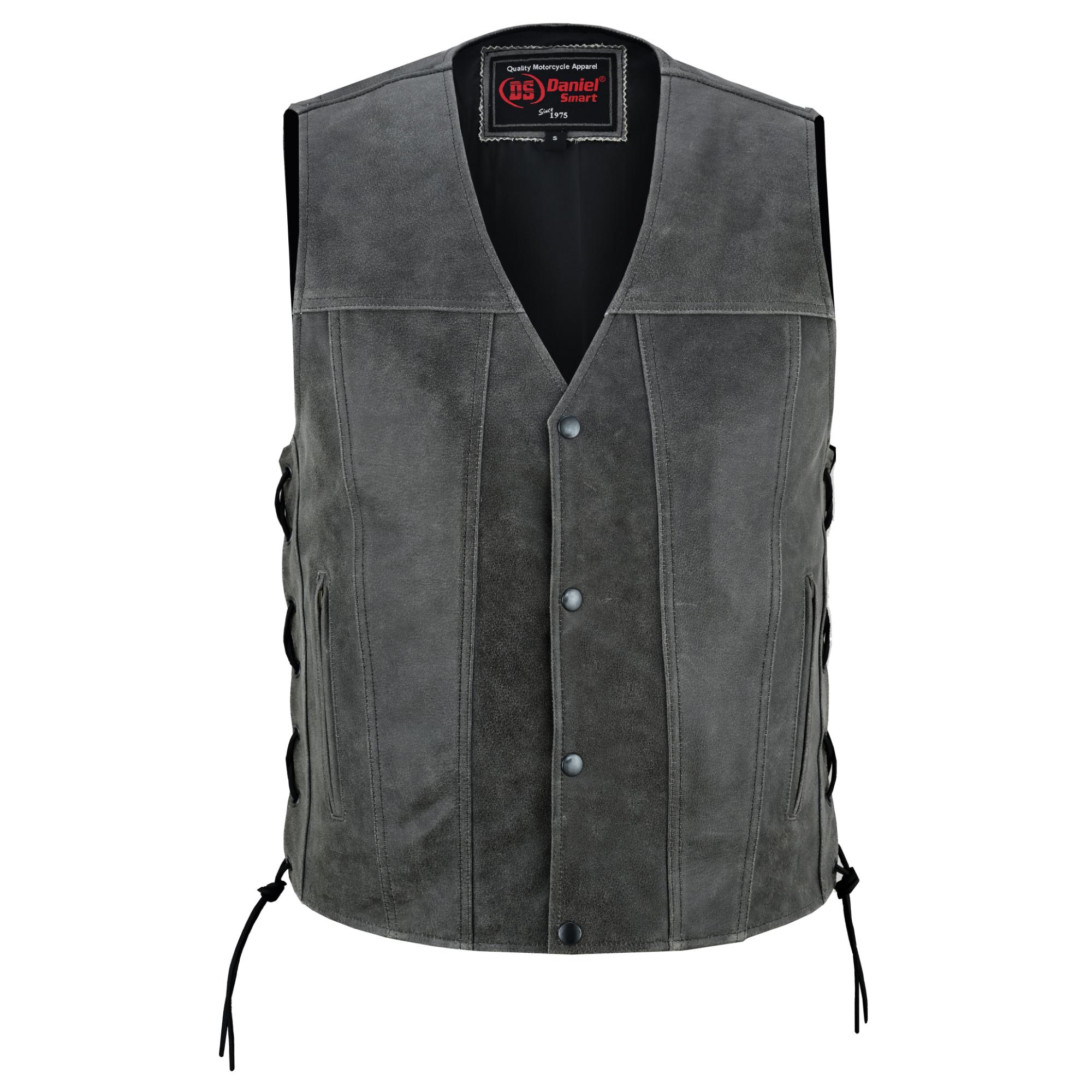 DS105V_Men_s_Gray_Single_Back_Panel_Concealed_Carry_Vest_-_2