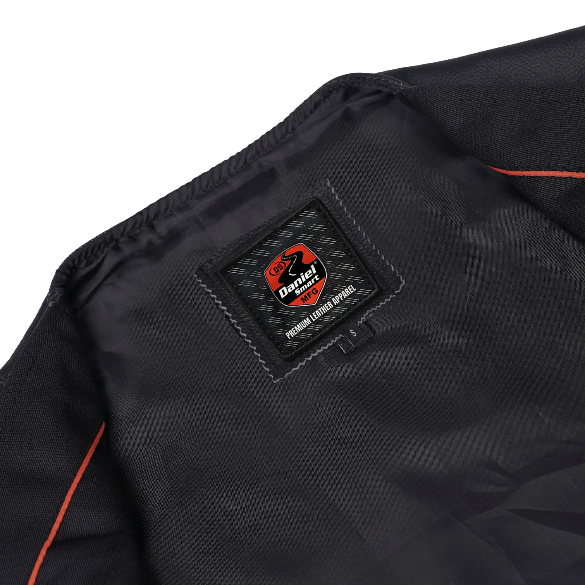 Trailox Men's Motorcycle Leather Vest