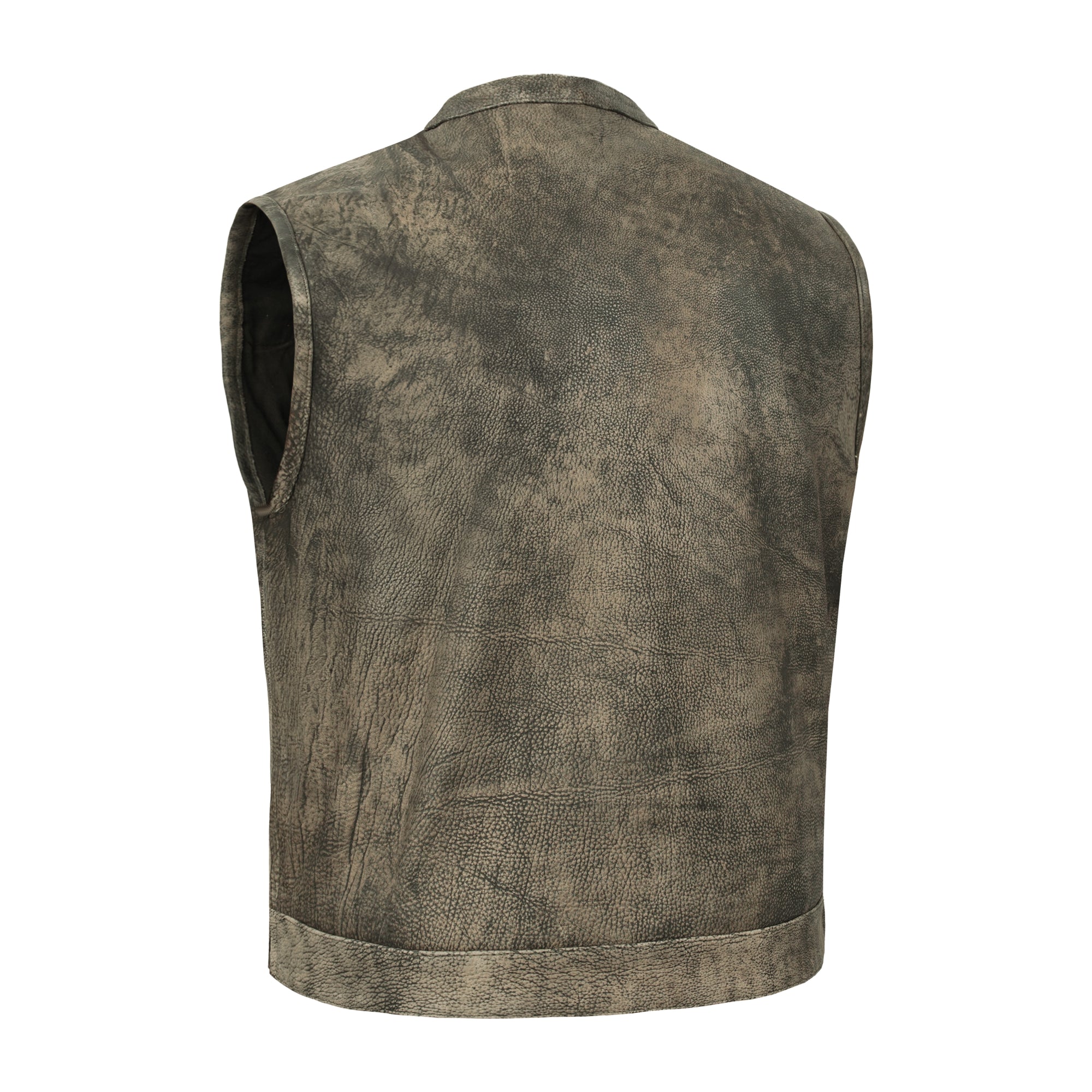 Toretto Men's Motorcycle Leather Vest