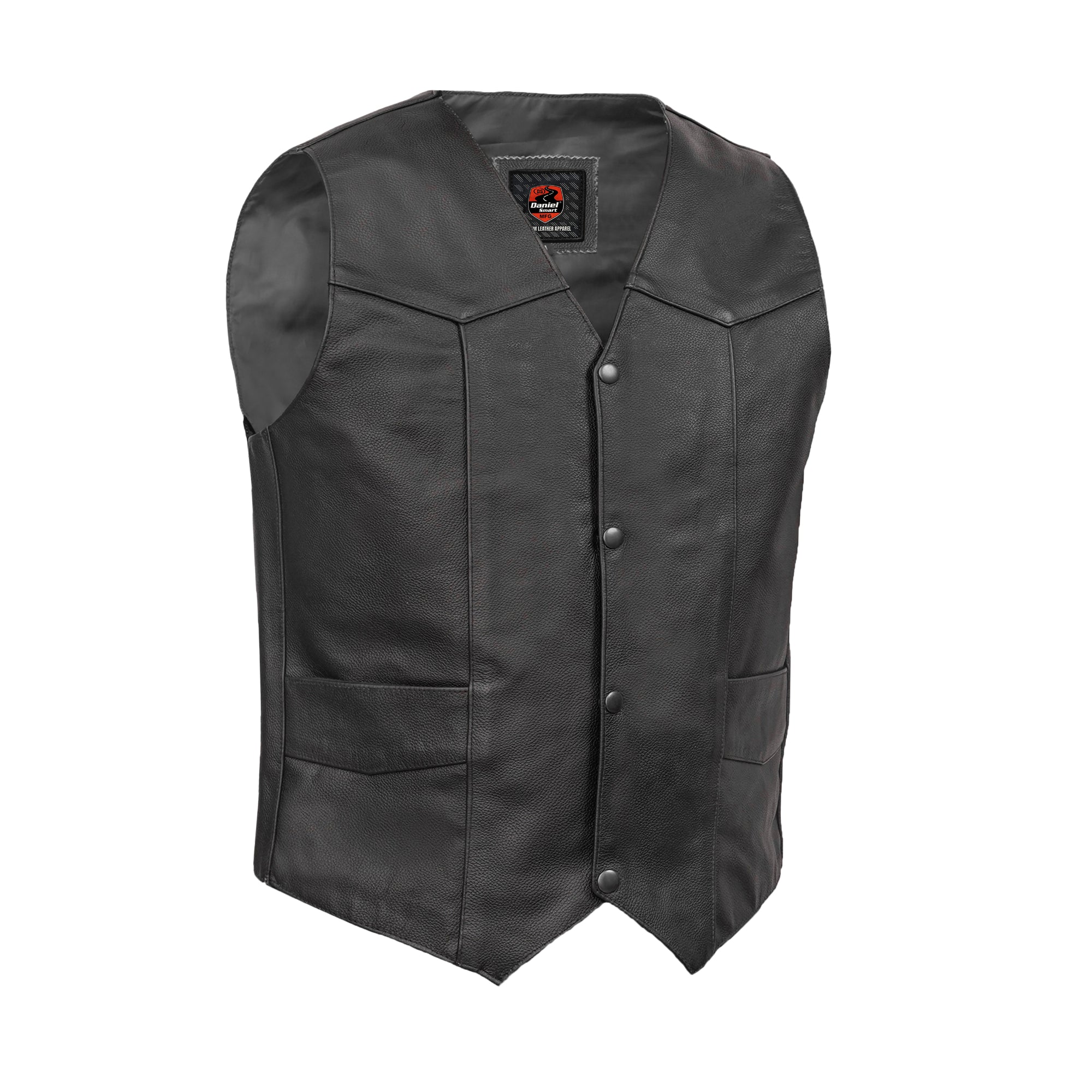 Strider Men's Motorcycle Leather Vest