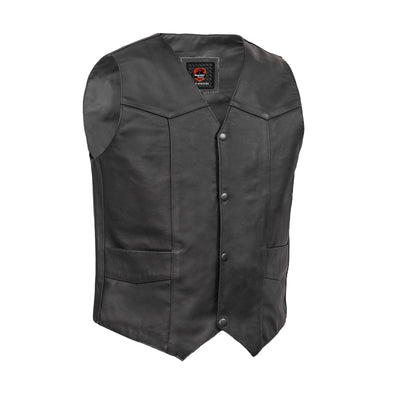 Strider Men's Motorcycle Leather Vest