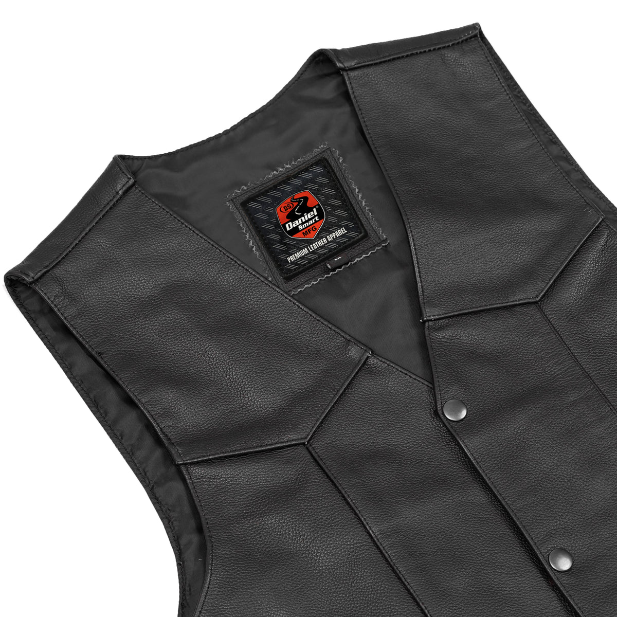 Strider Men's Motorcycle Leather Vest