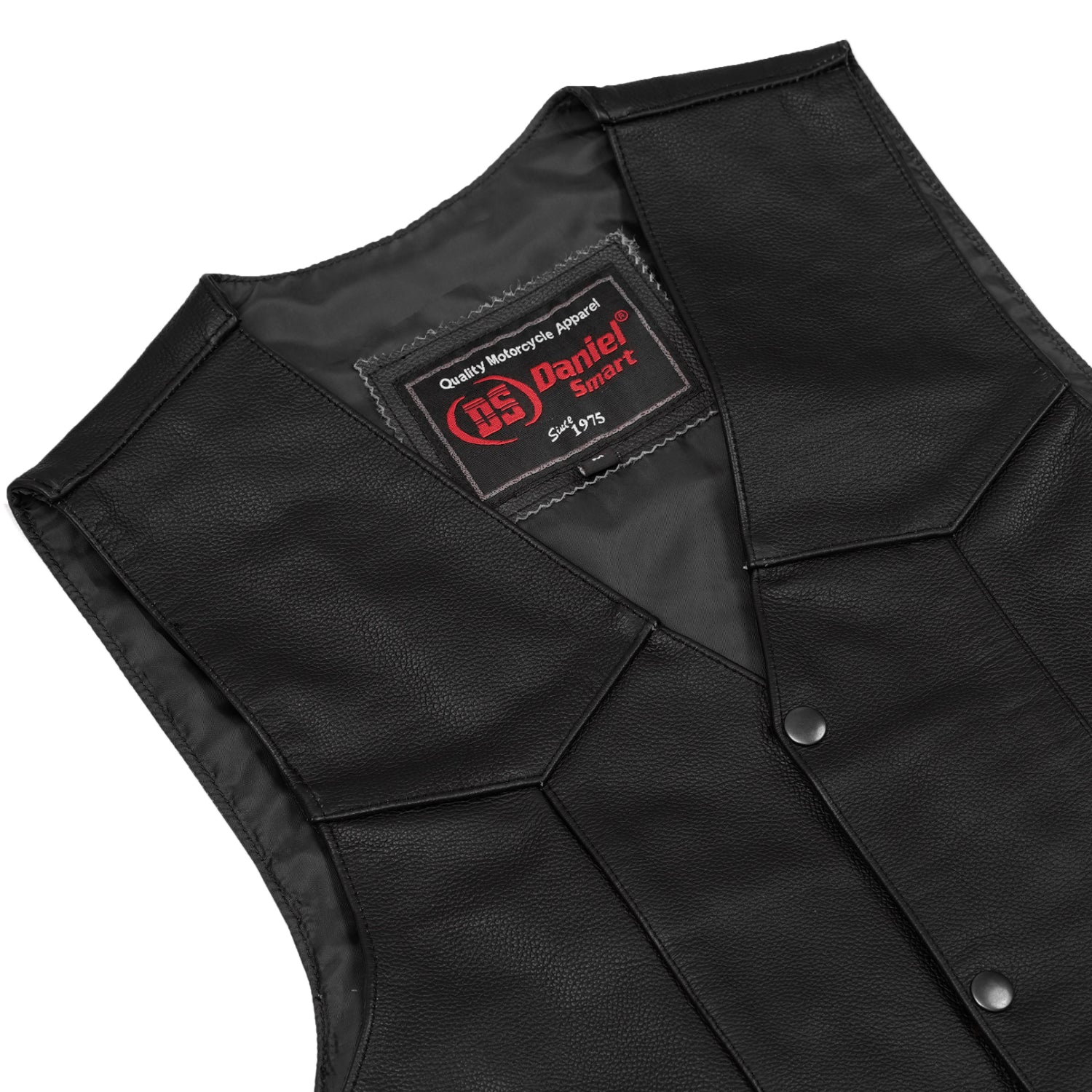 Strider Men's Motorcycle Leather Vest