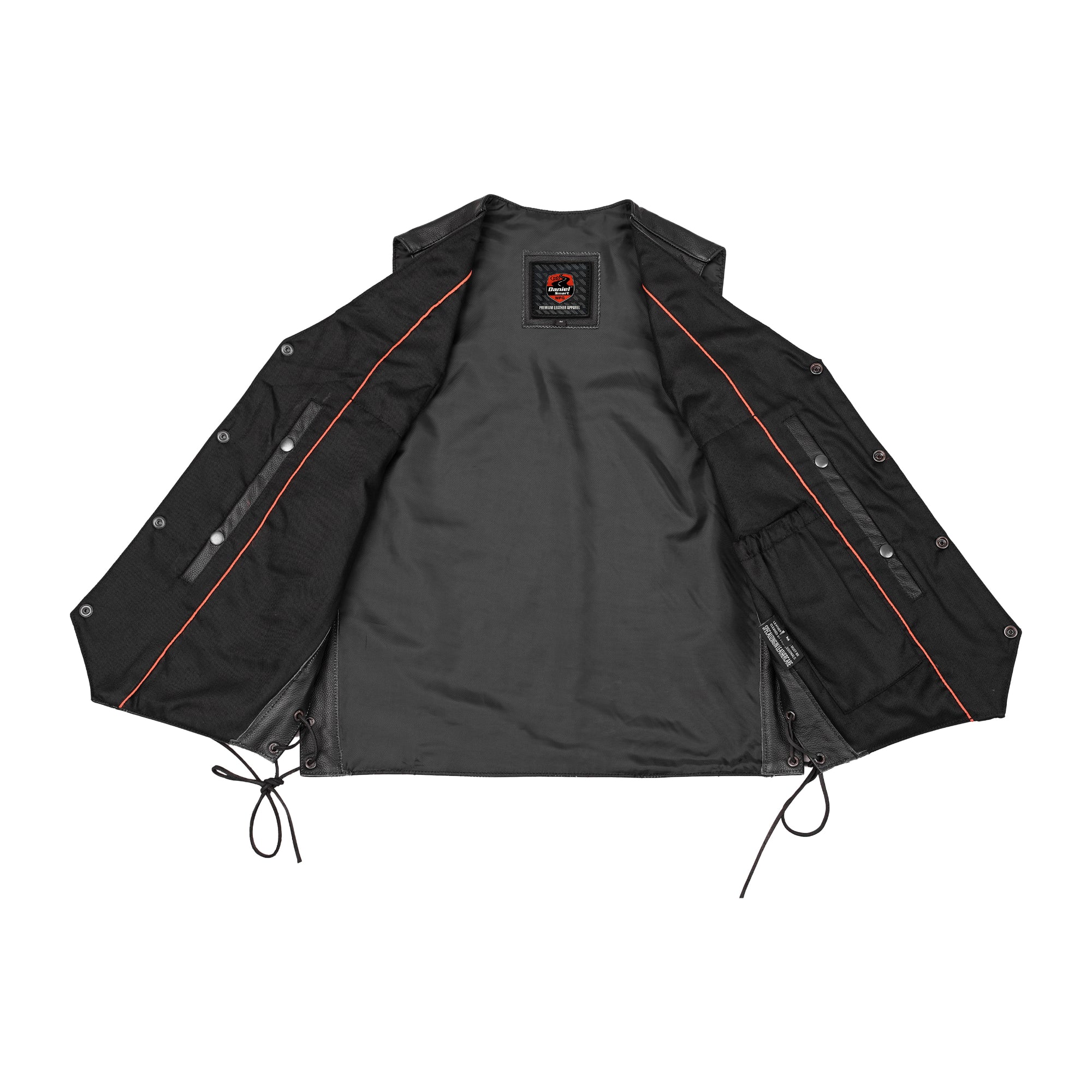 Jax - Men's Motorcycle Leather Vest