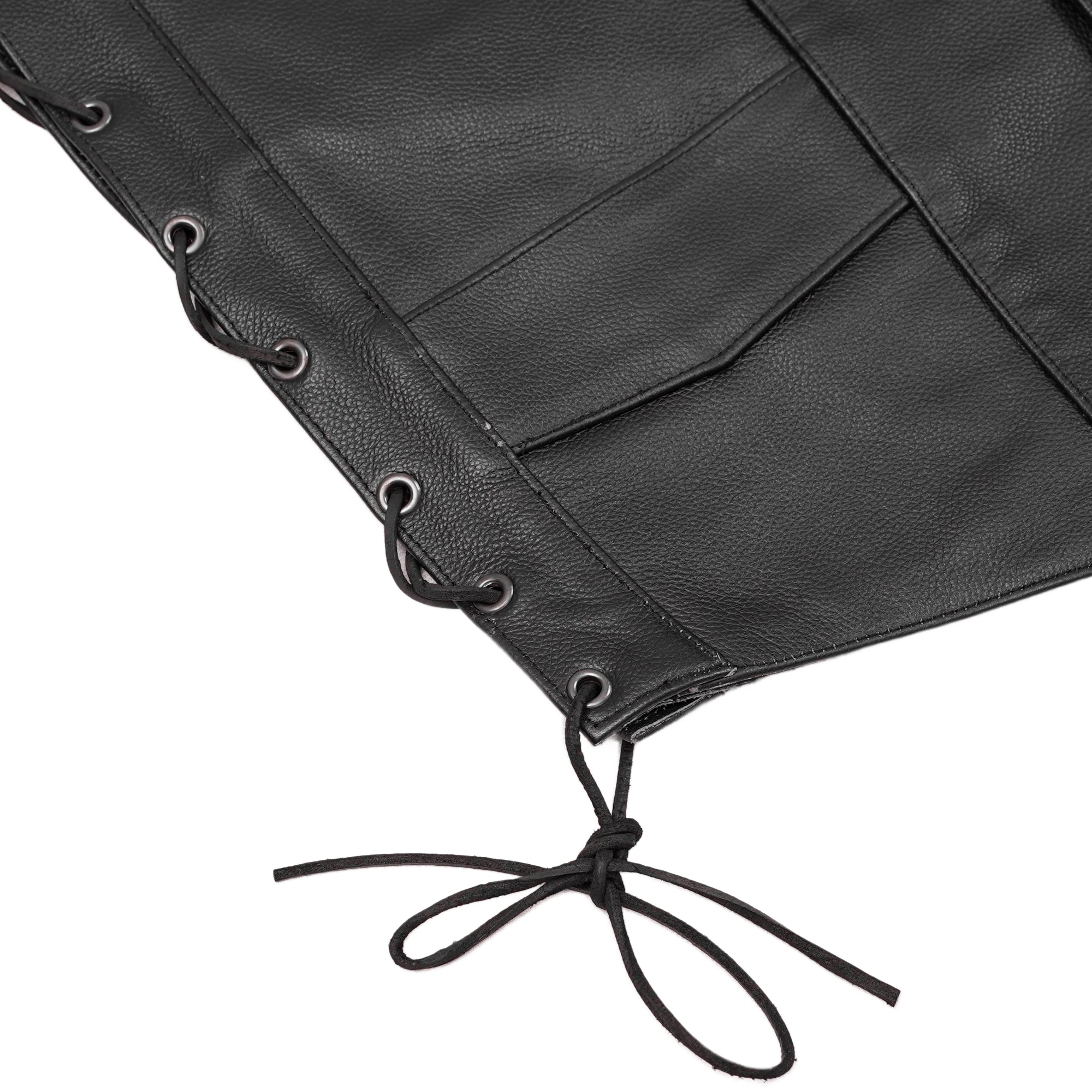 Jax - Men's Motorcycle Leather Vest