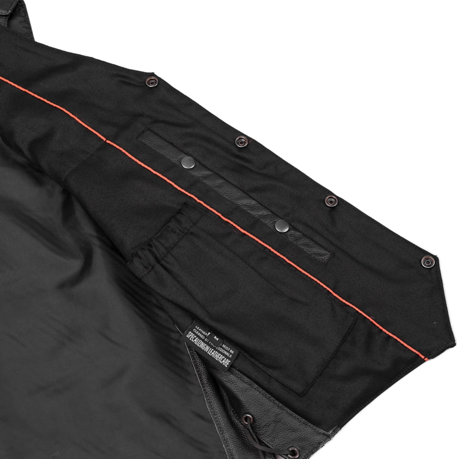 Jax - Men's Motorcycle Leather Vest