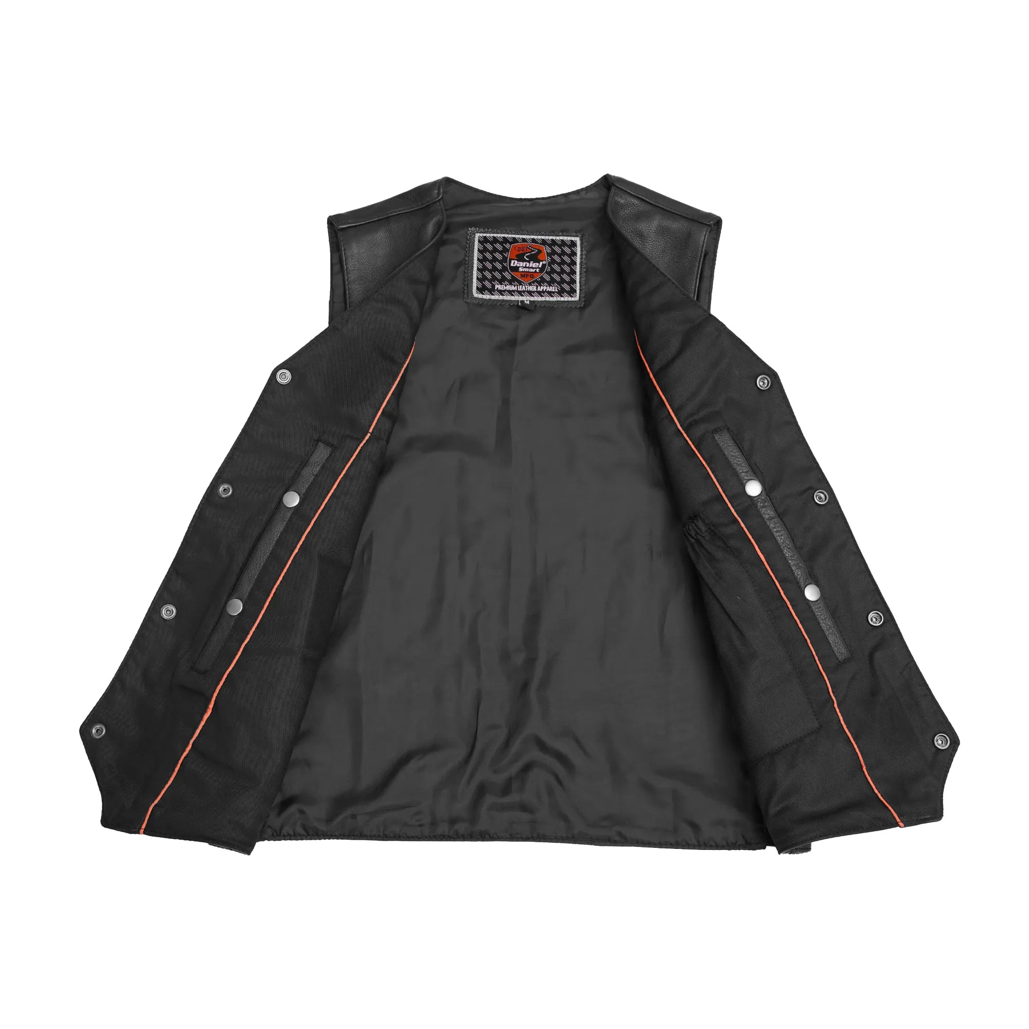 Singra Men's Motorcycle Leather Vest