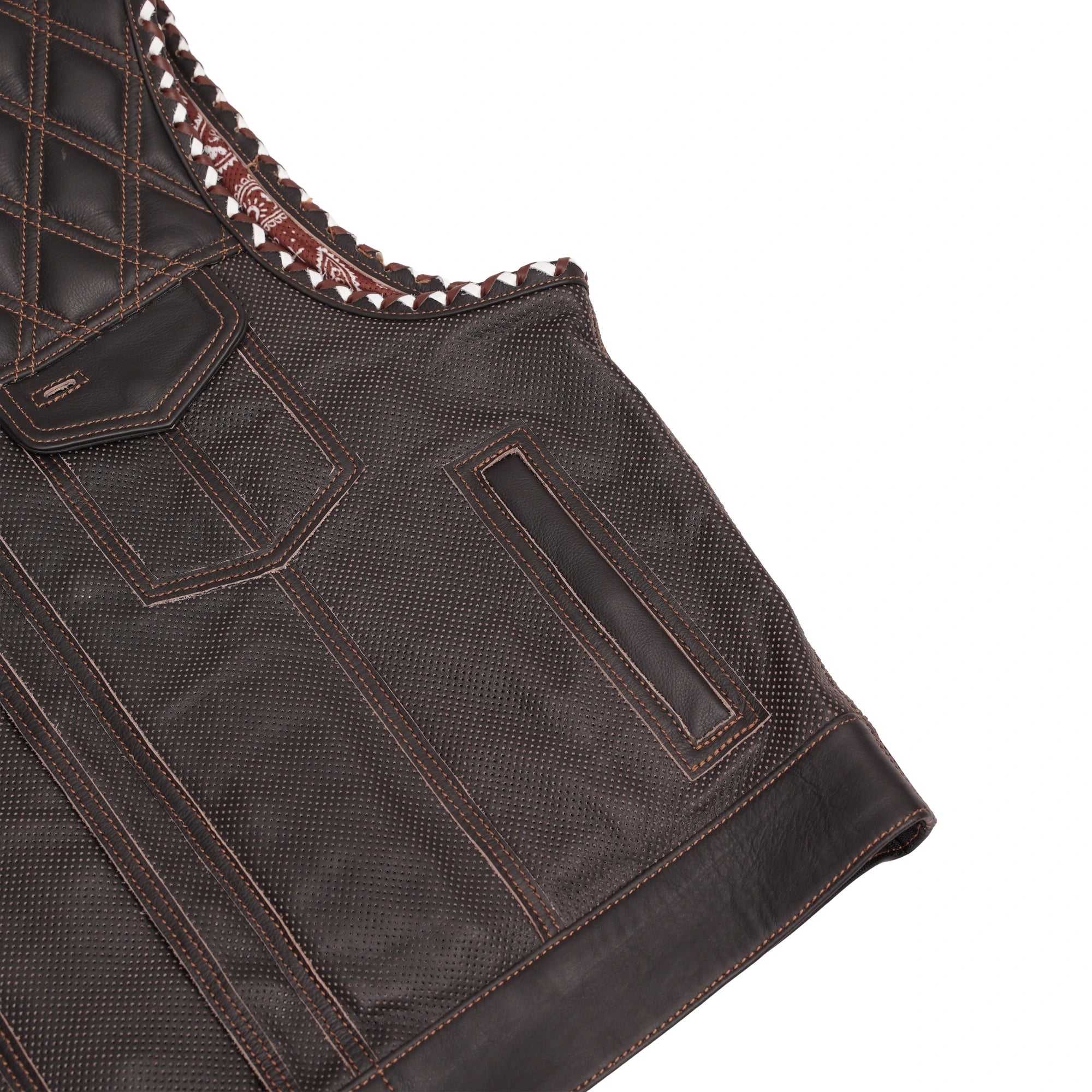 Coppertrail - Men’s Leather Motorcycle Vest