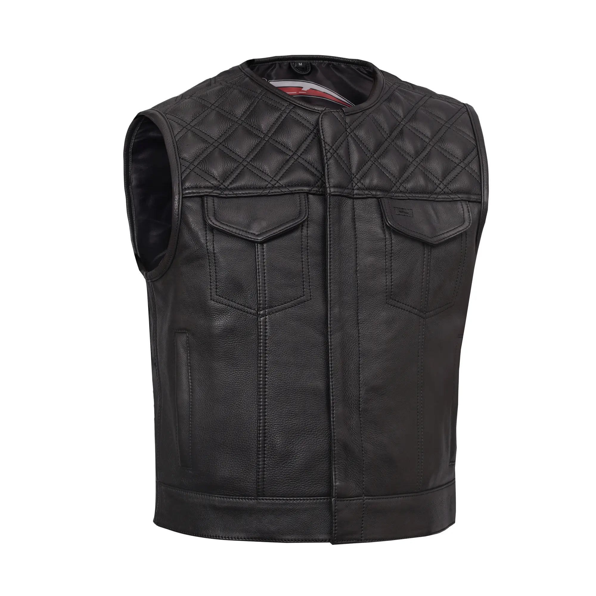 Emberline Drifter - Men’s Leather Motorcycle Vest