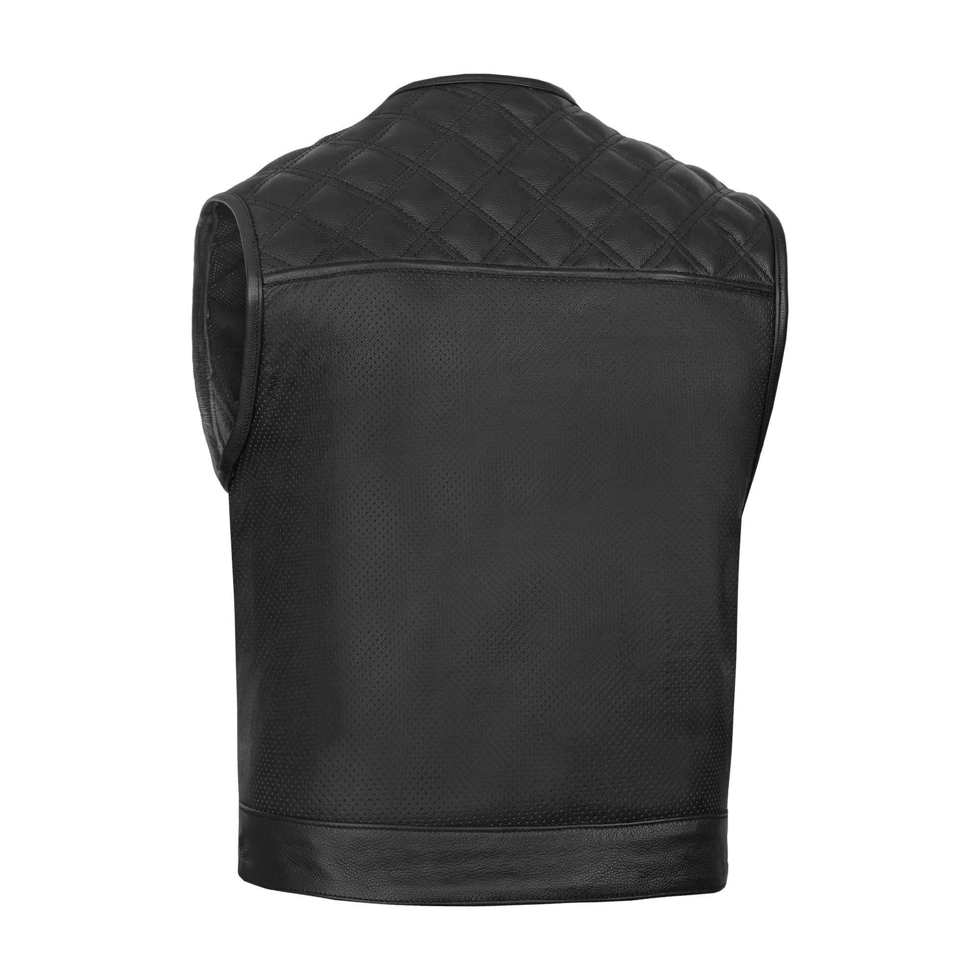 Clubhouse Men's Motorcycle Leather Vest