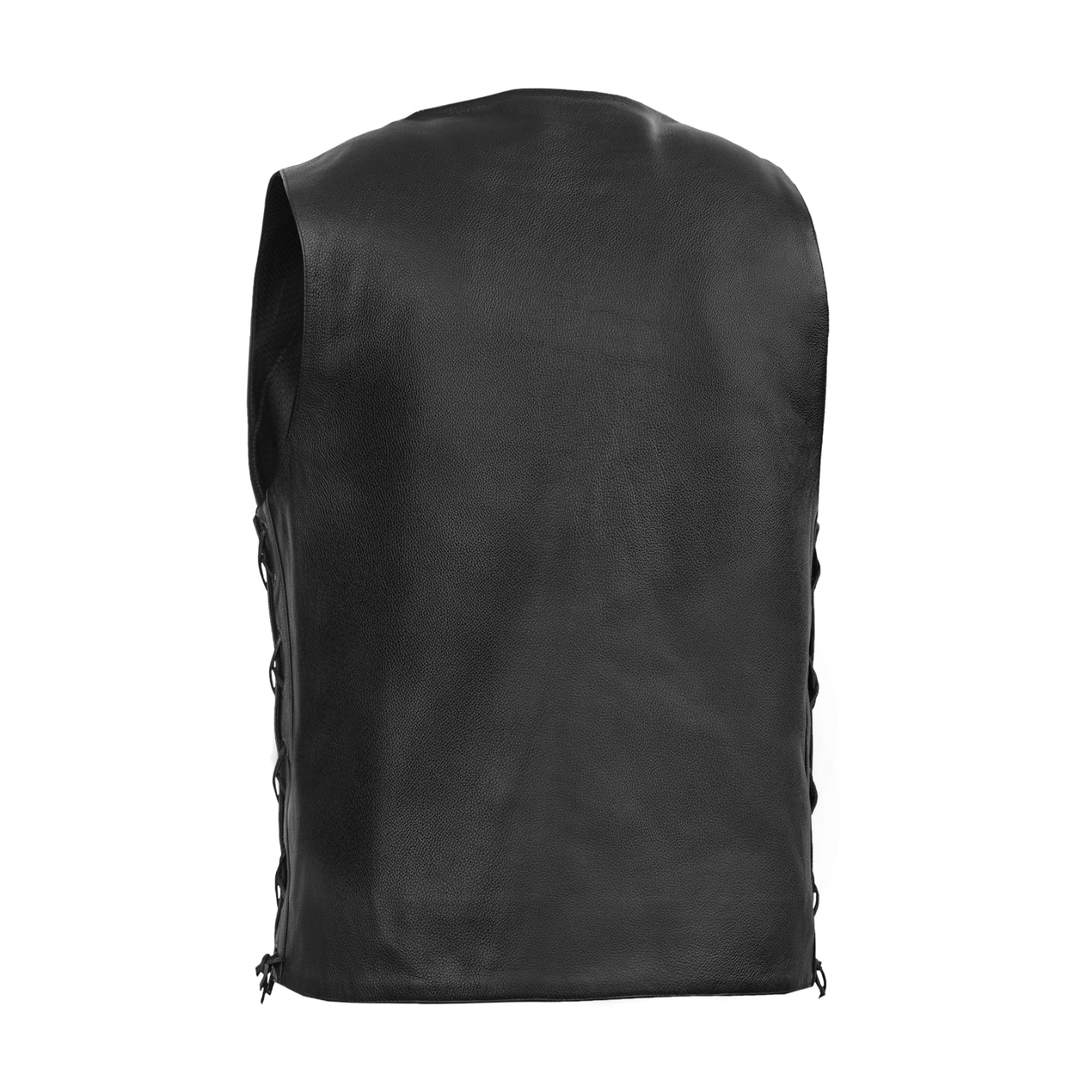 Interceptor Men's Motorcycle Leather Vest