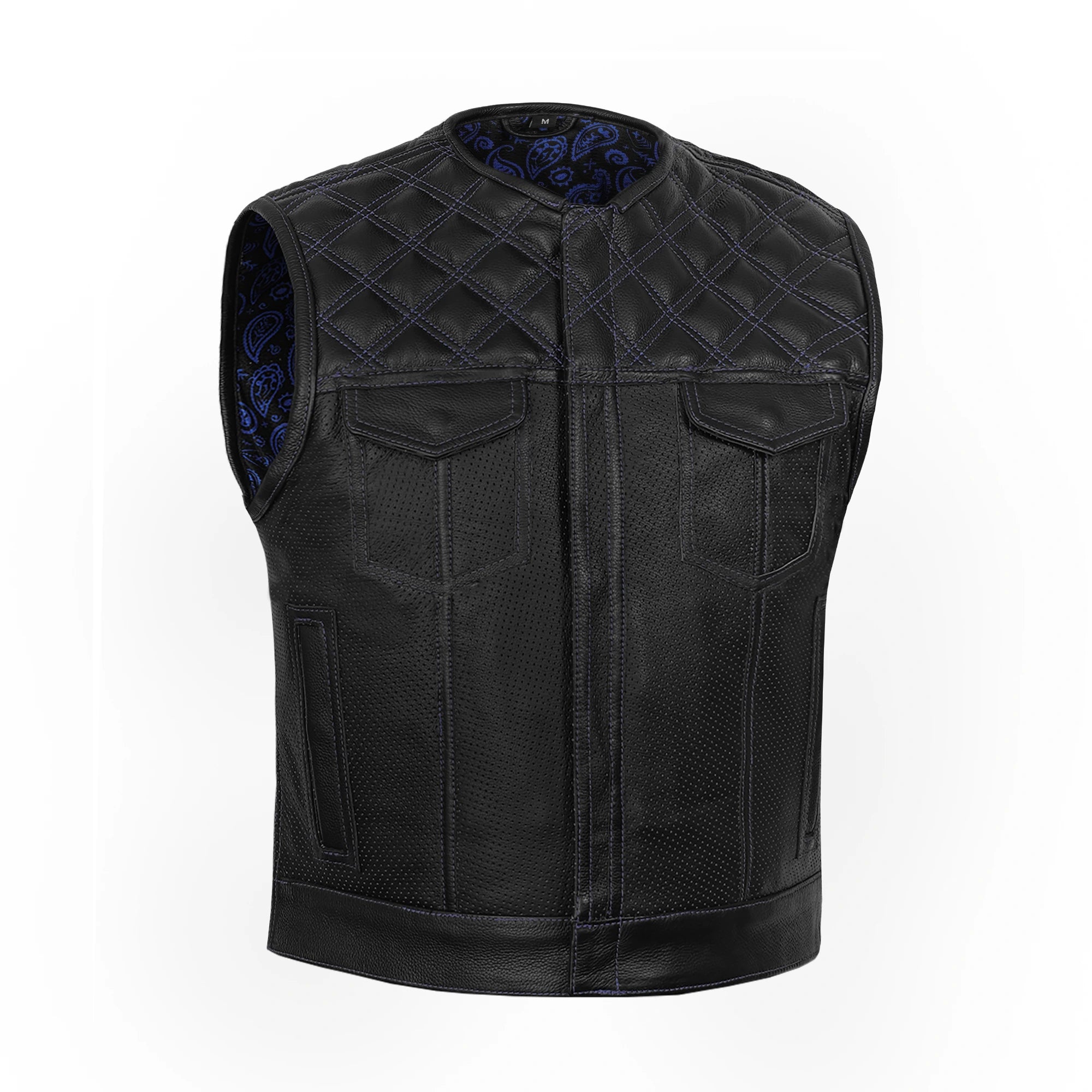 Blackstone - Men’s Leather Motorcycle Vest