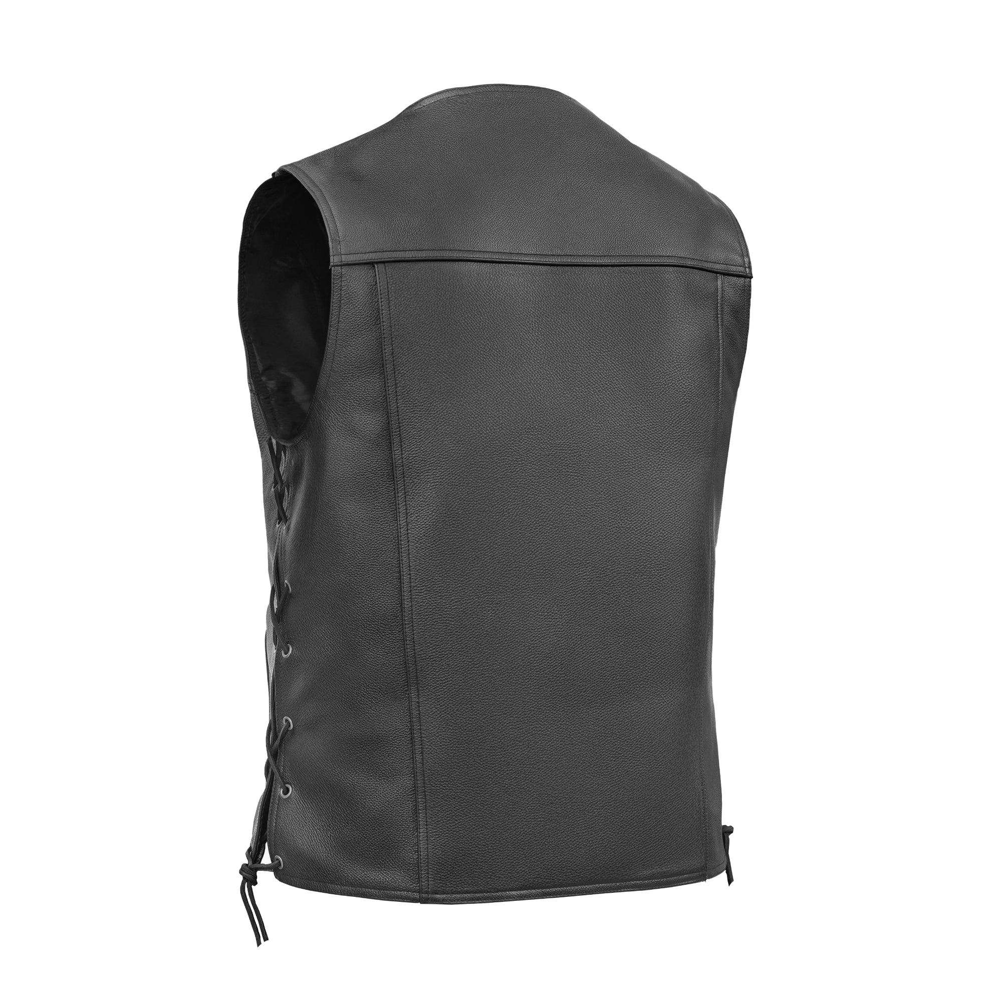 Stormer Men's Motorcycle Leather Vest
