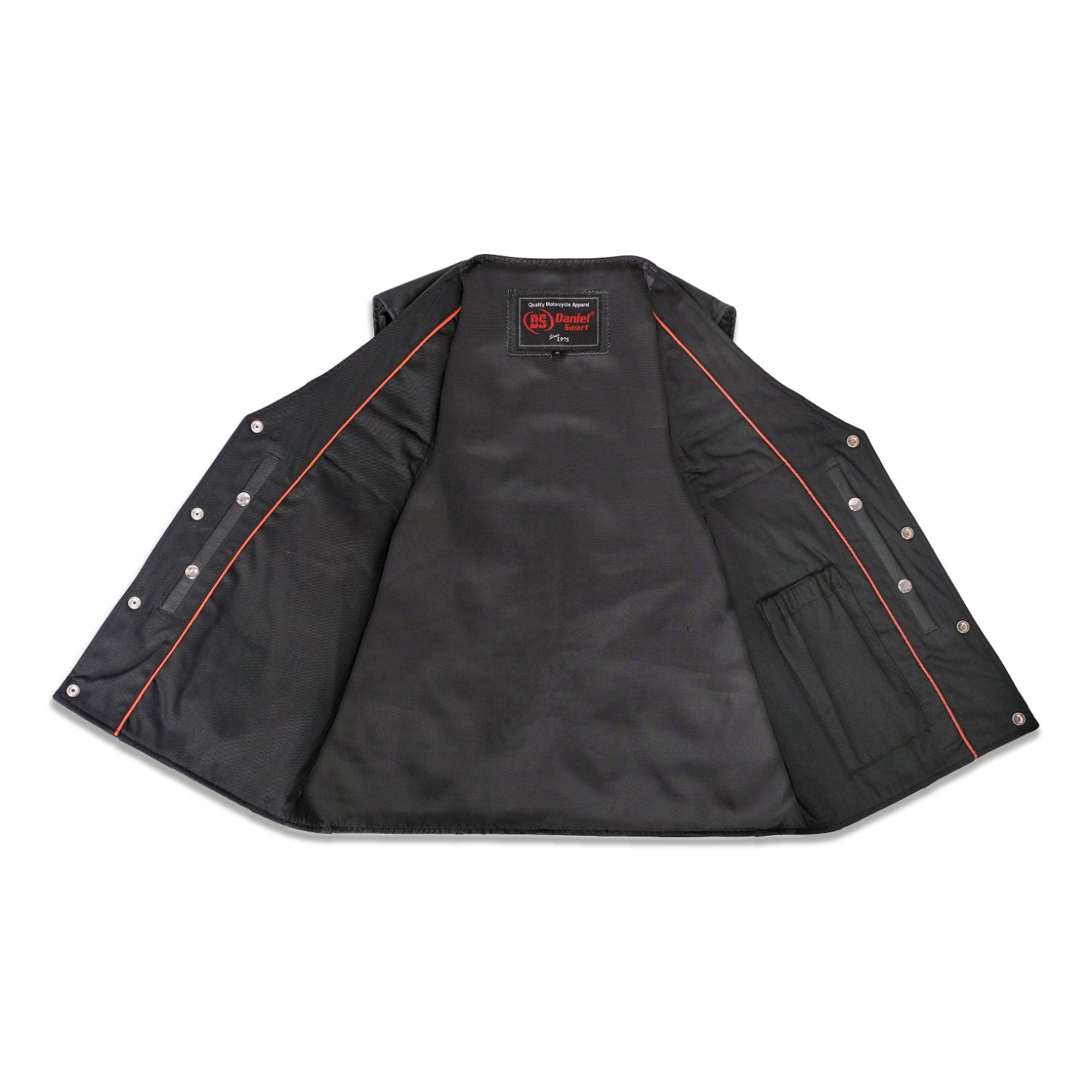 Wyatt Men's Motorcycle Leather Vest