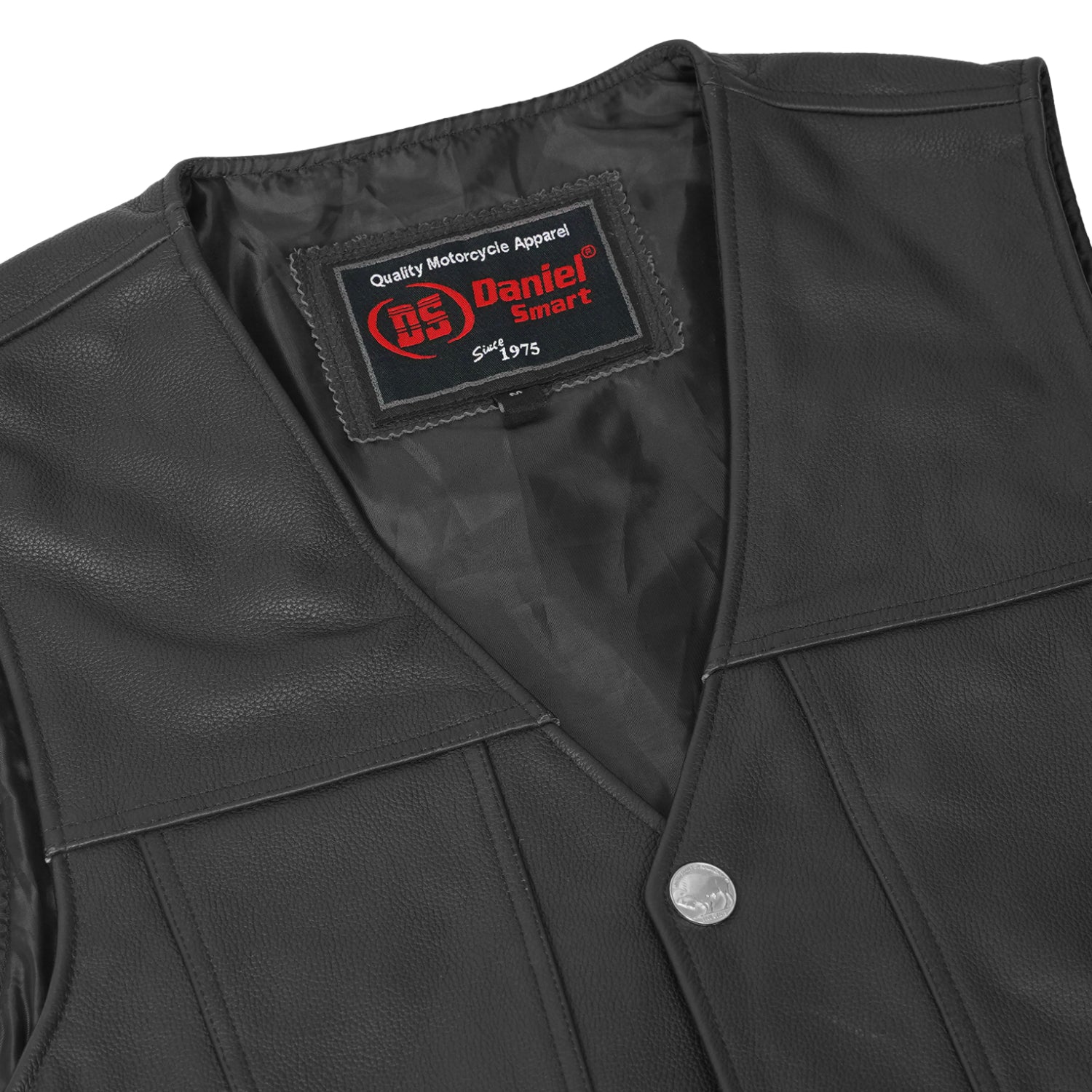 Wyatt - Men's Motorcycle Leather Vest