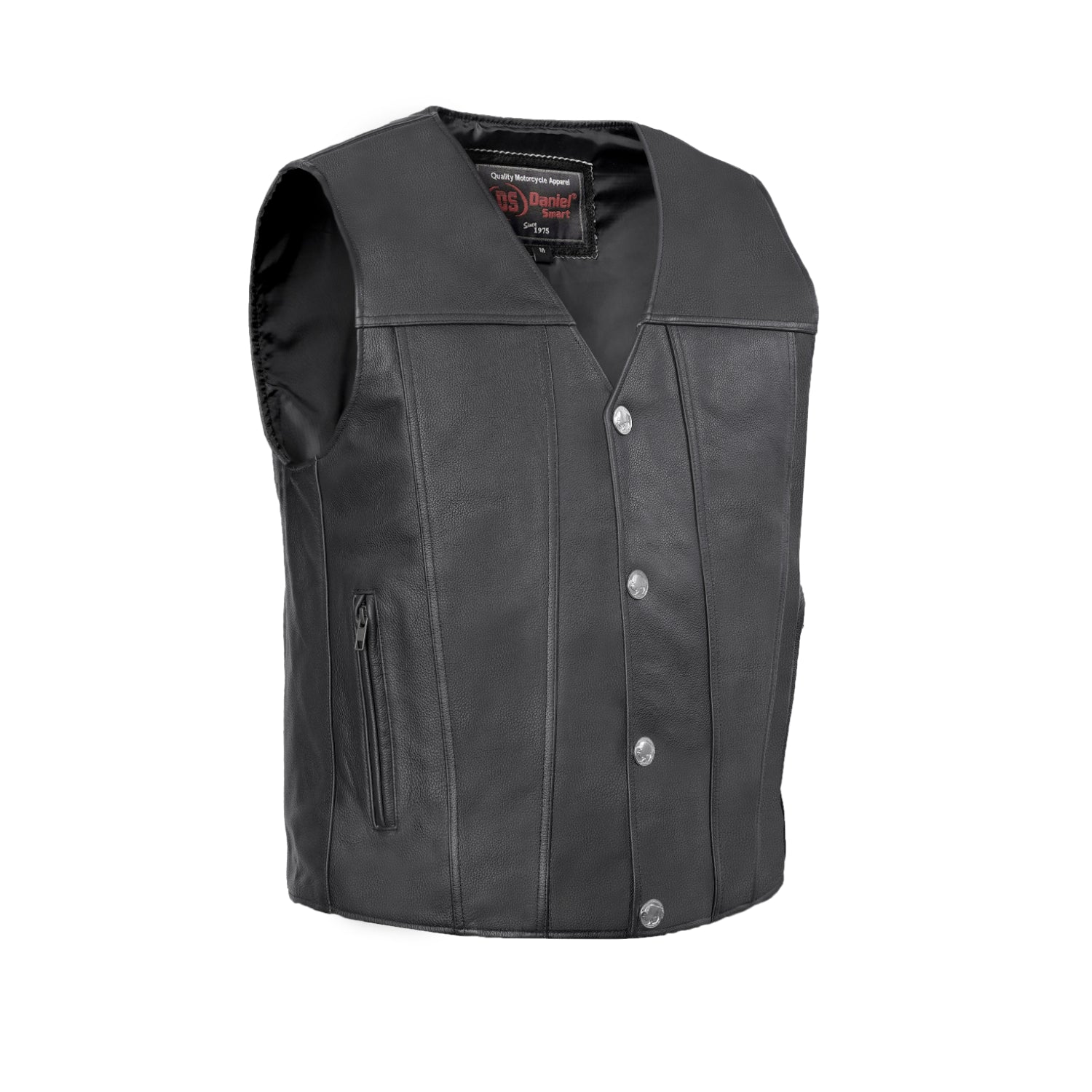 Wyatt - Men's Motorcycle Leather Vest