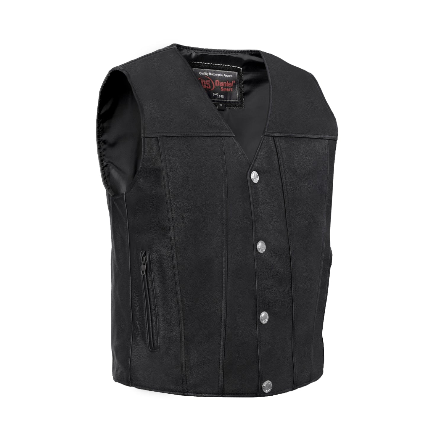 Wyatt Men's Motorcycle Leather Vest