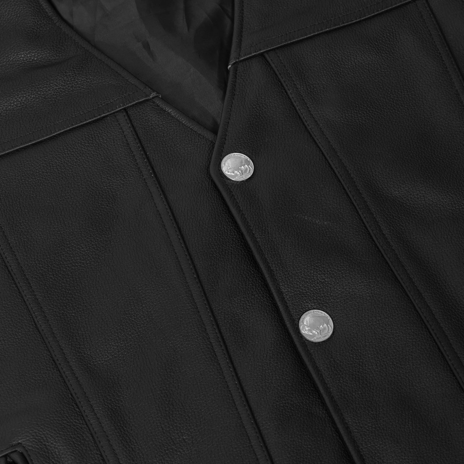 Wyatt Men's Motorcycle Leather Vest