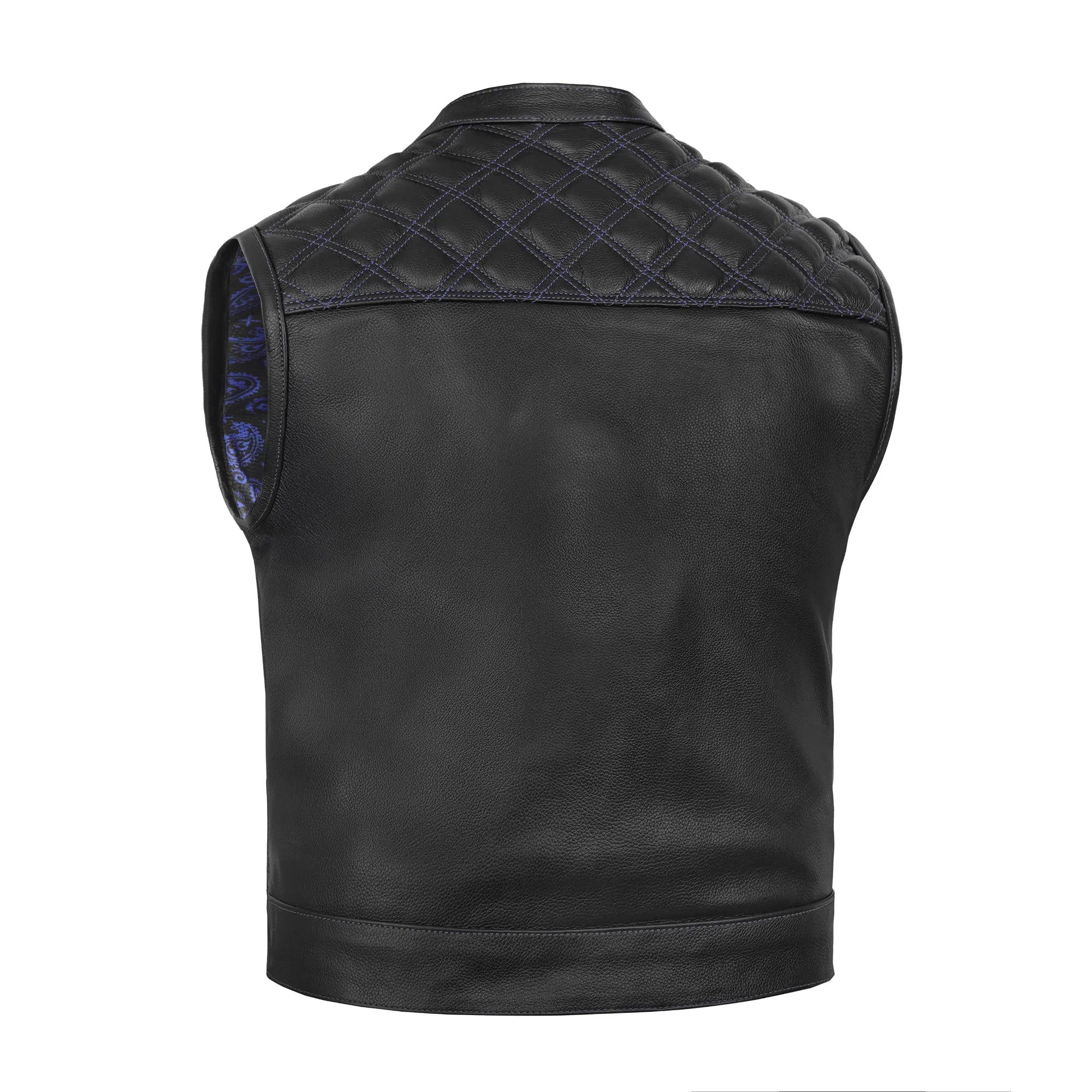 Cobalt Men’s Motorcycle Leather Vest