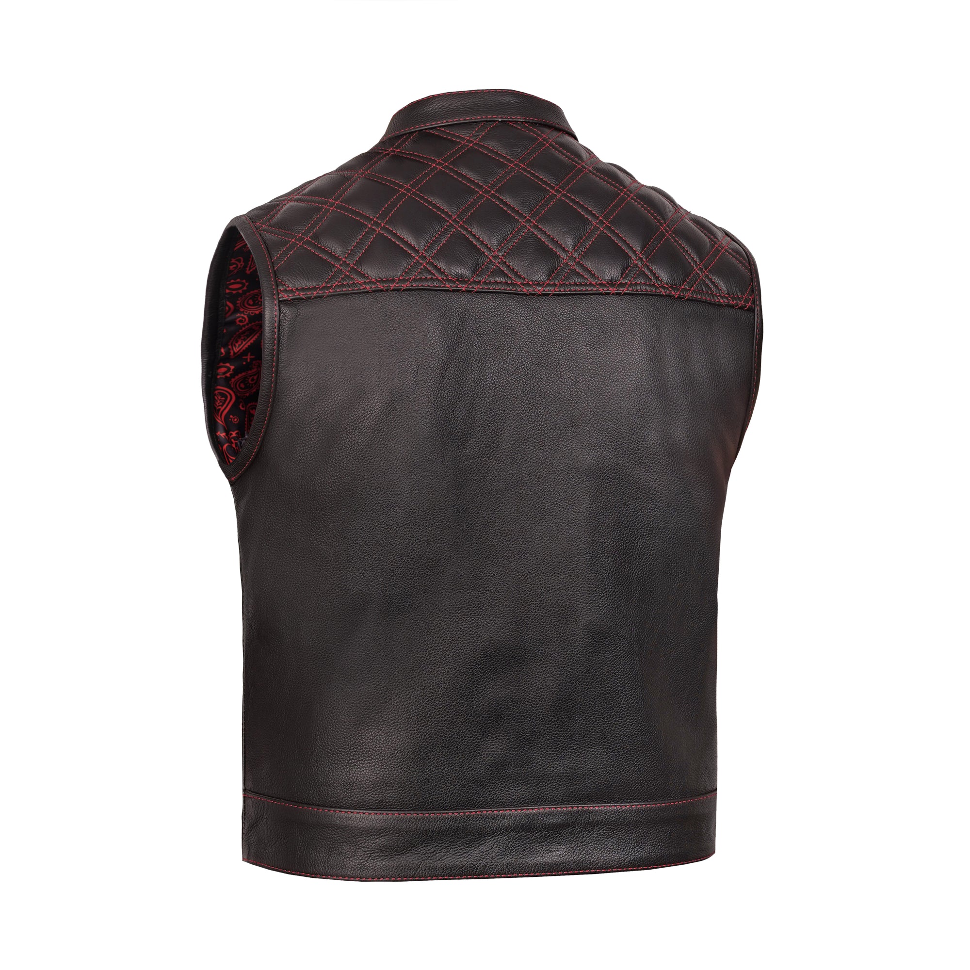 Warlord - Men’s Leather Motorcycle Vest