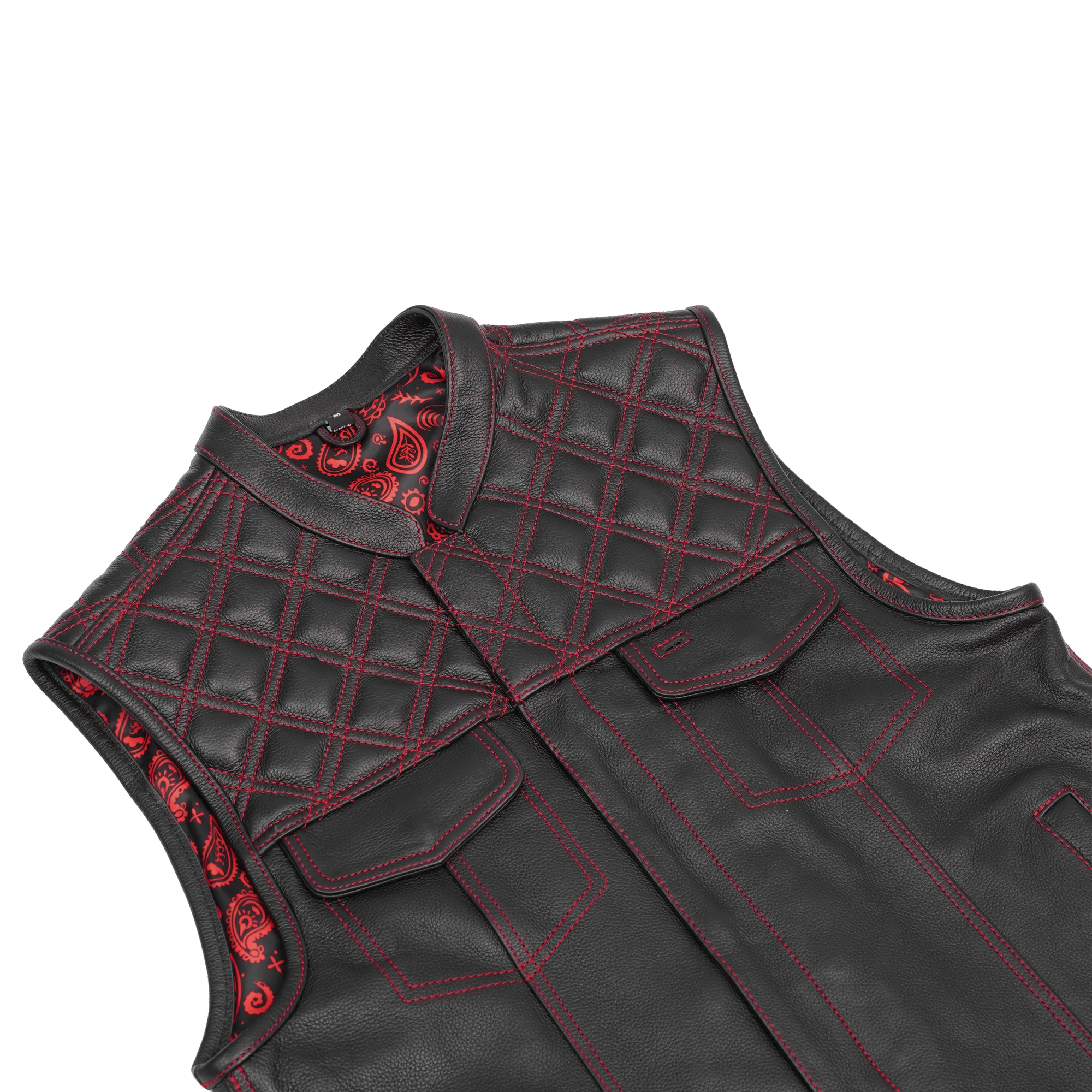 Warlord - Men’s Leather Motorcycle Vest