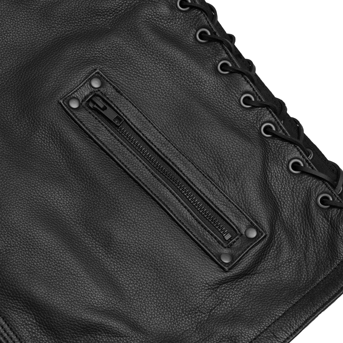 Reckoning - Men’s Leather Motorcycle Vest