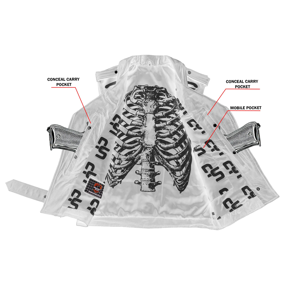 DeadFrame - Men’s Leather Motorcycle Vest