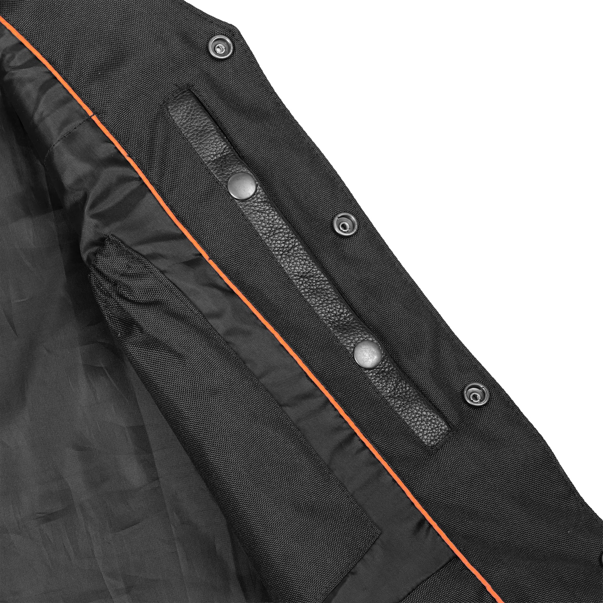 Bullock Men's Motorcycle Leather Vest