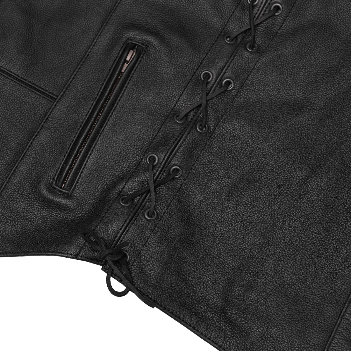 Diablo Men's Motorcycle Leather Vest
