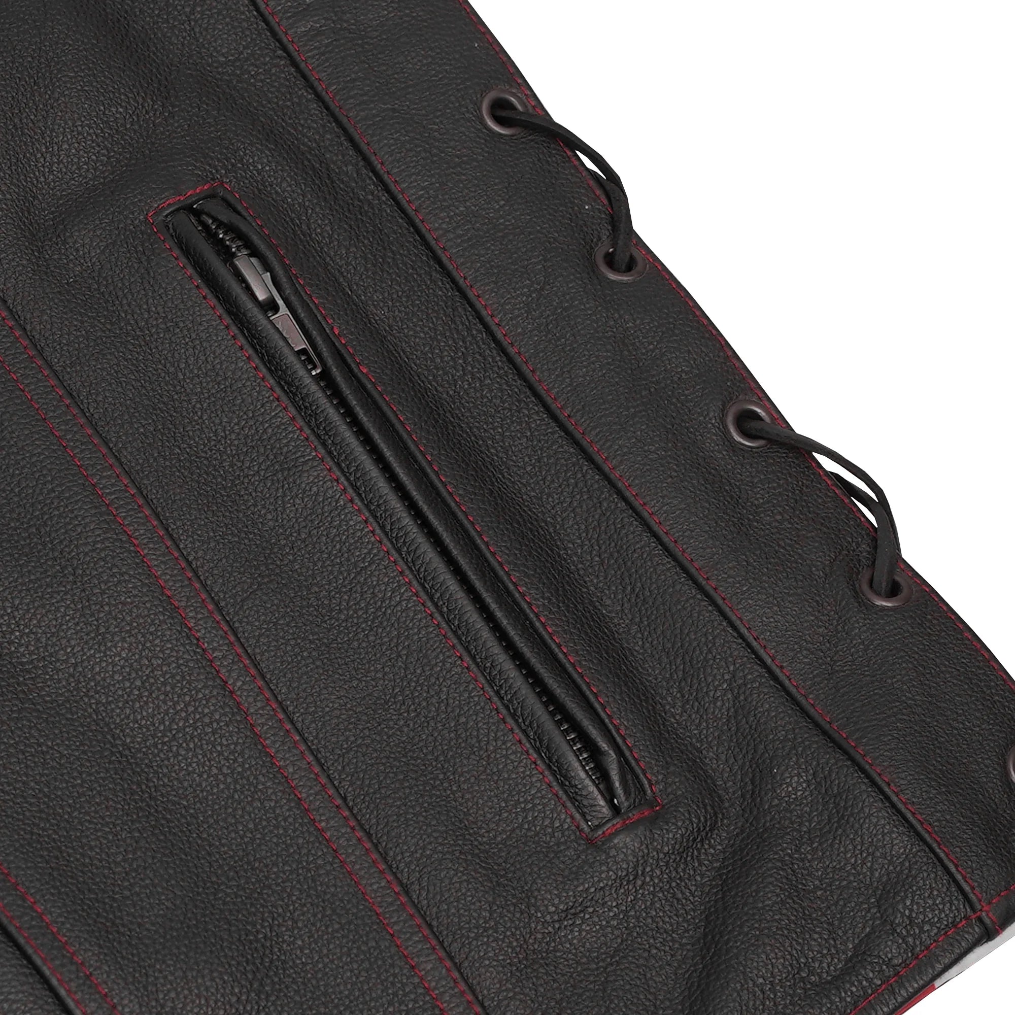 Honor™ Men's Motorcycle Leather Vest