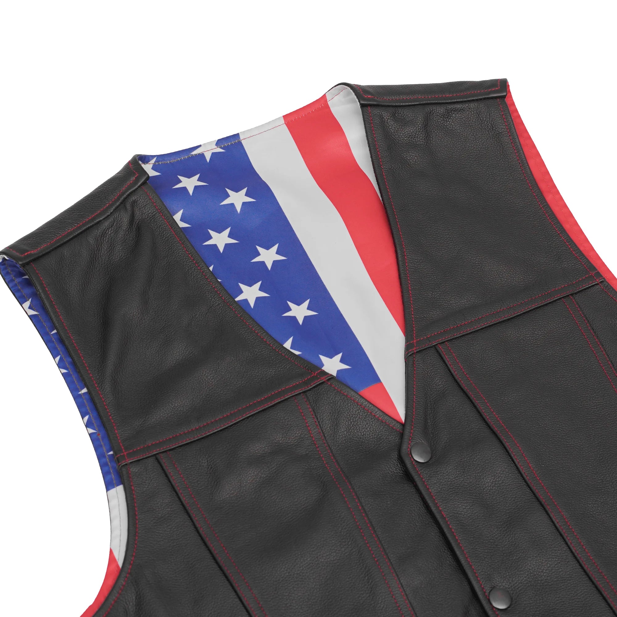 Honor™ Men's Motorcycle Leather Vest
