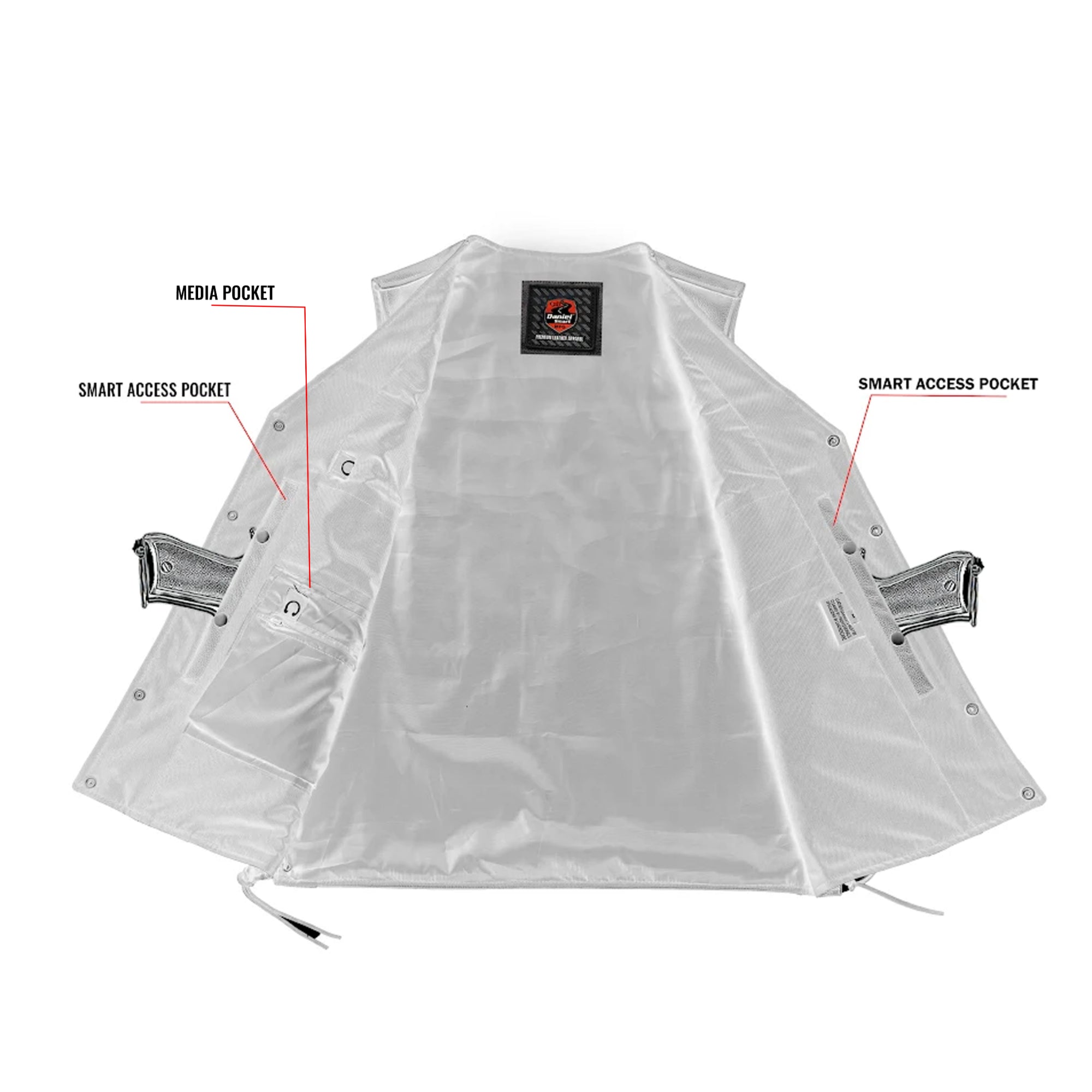 Altura Men's Motorcycle Leather Vest
