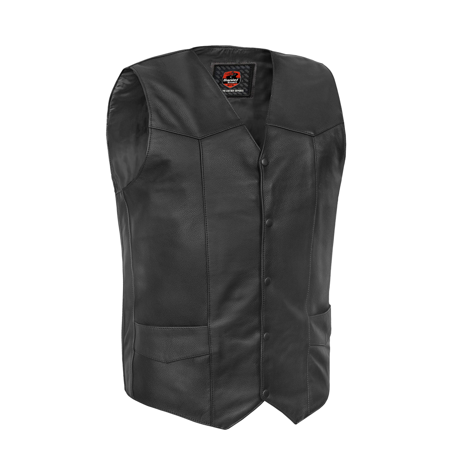 Outlaw Men's Motorcycle Leather Vest