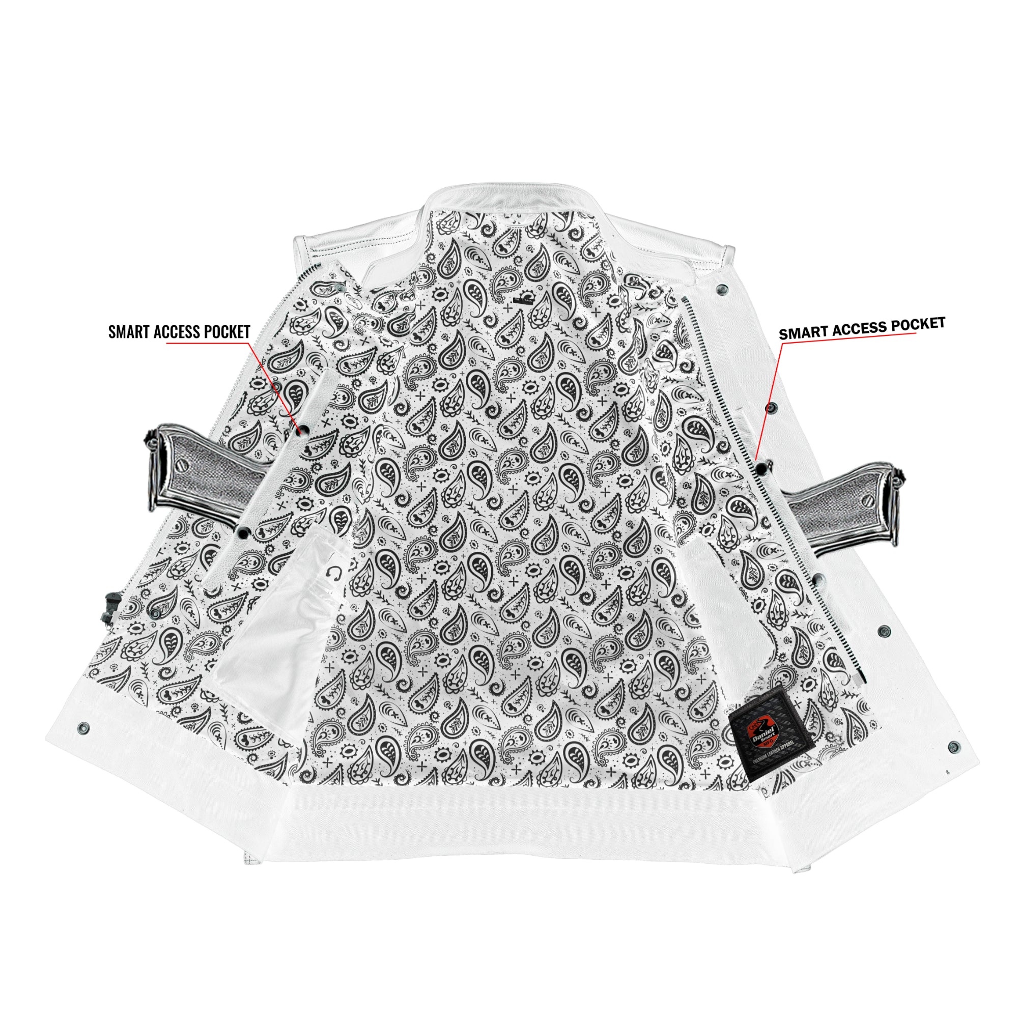 Silverstar™ Men's Motorcycle Leather Vest