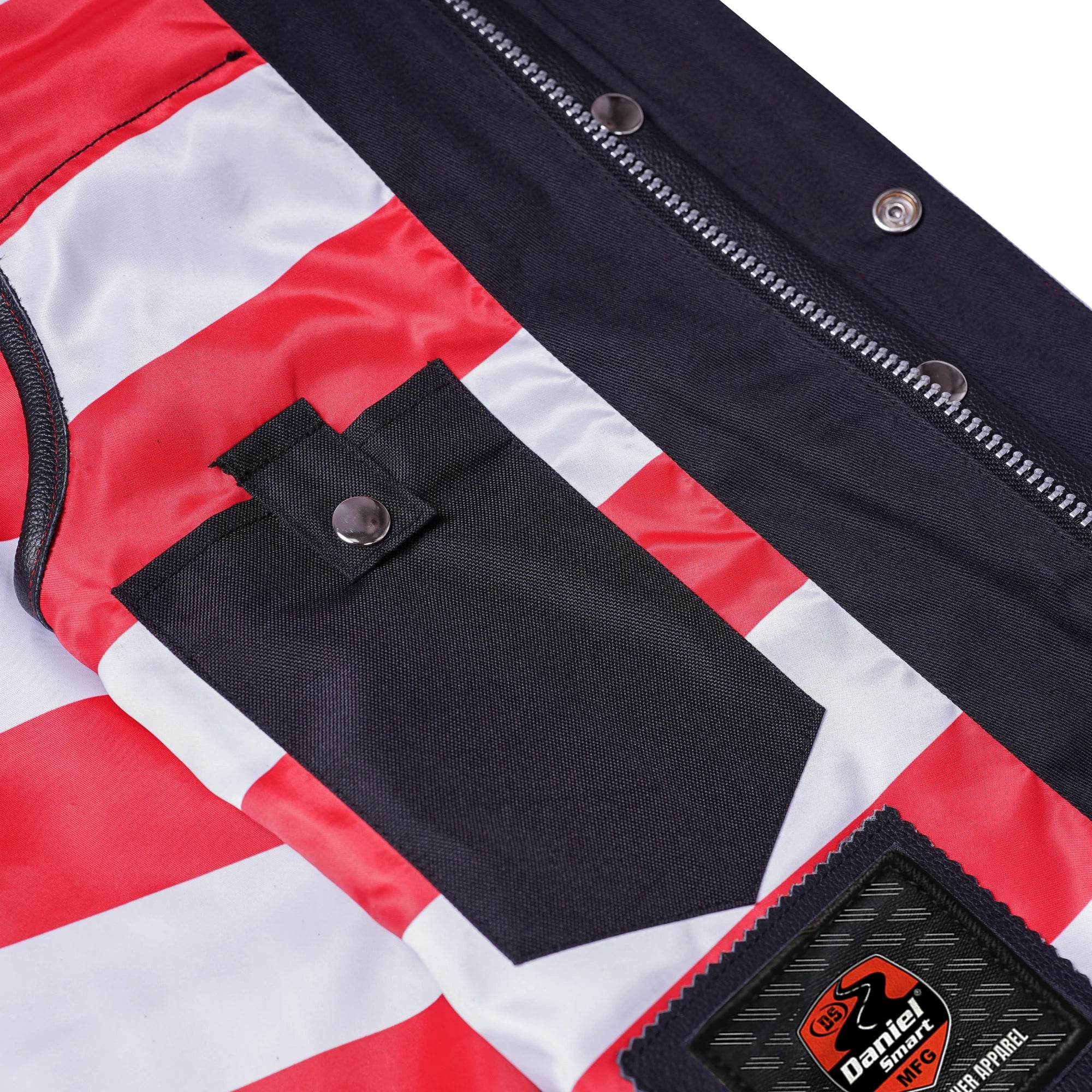 Valor Men's Motorcycle Leather Vest