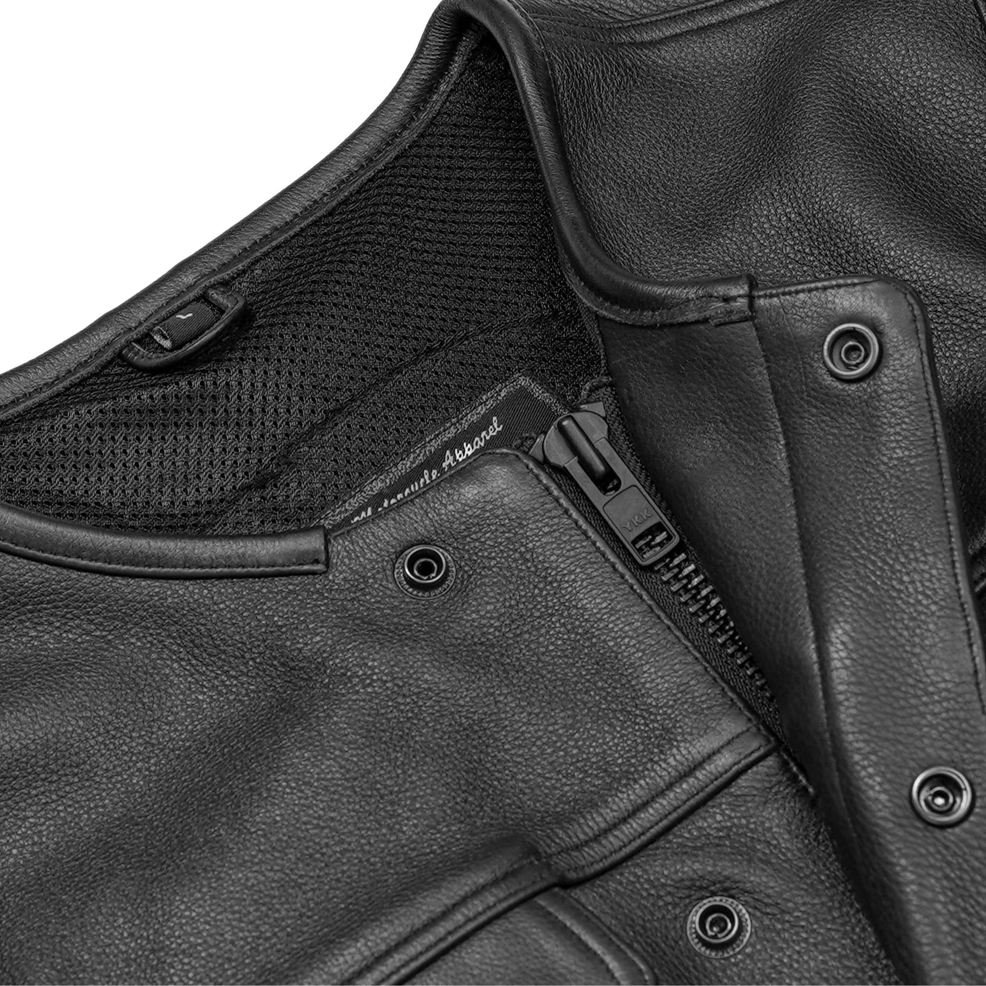 Maddox - Men's Lowside Leather Motorcycle Vest