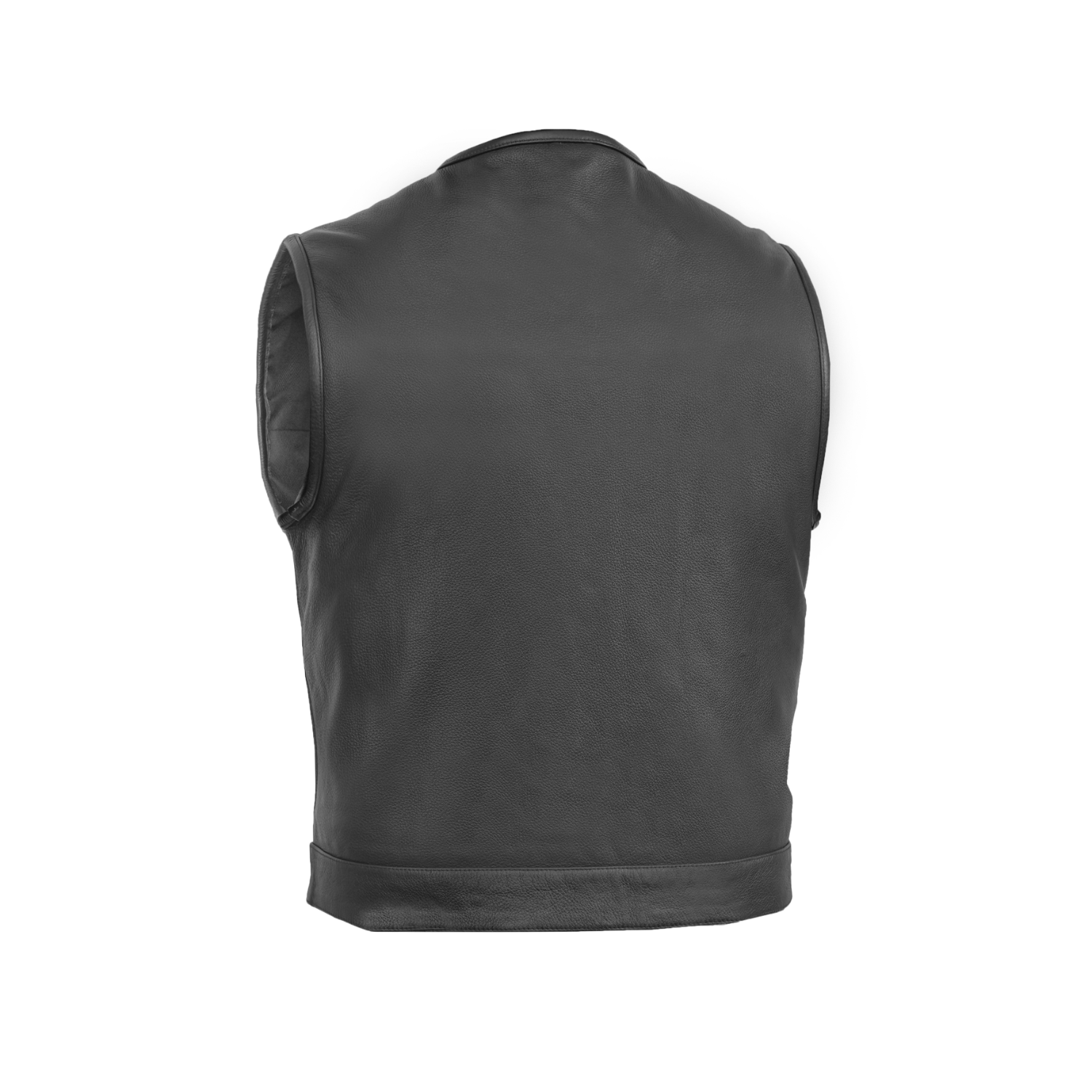 Drop Zone Men's Leather Motorcycle Vest