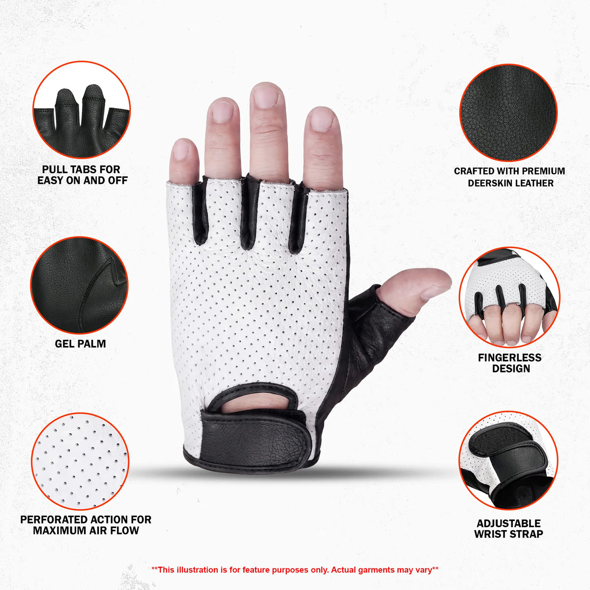 Ventex Men’s Fingerless Gloves